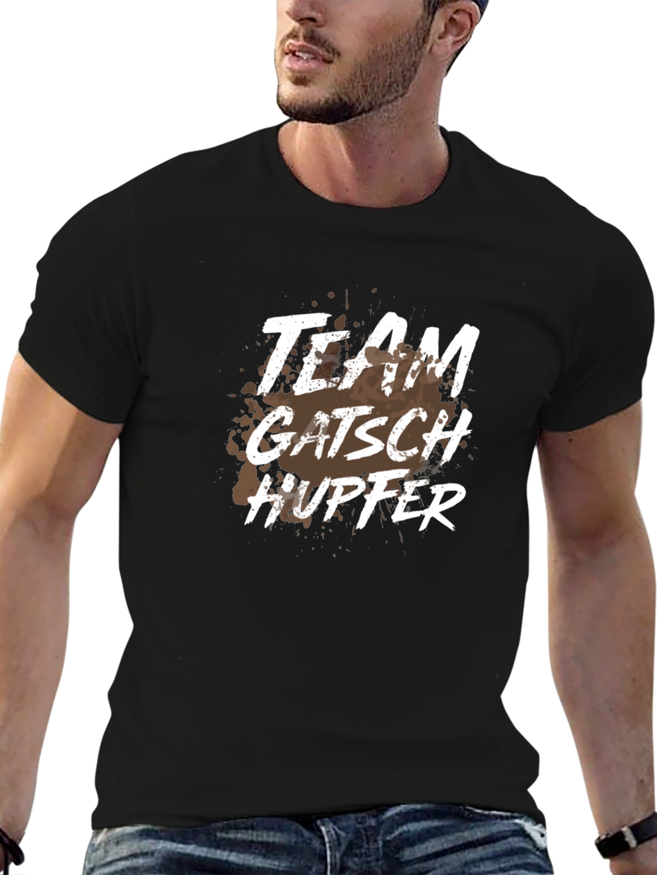 Team Gatsch Hupfer Black T-Shirt