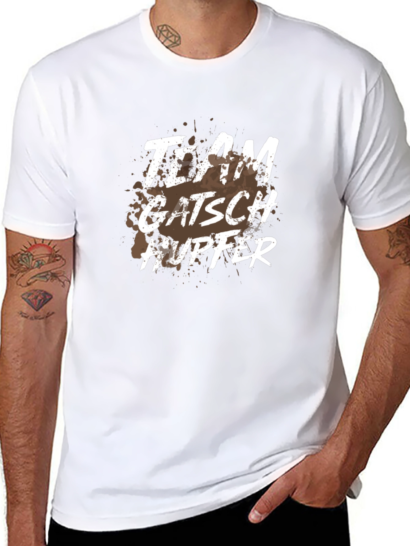 Team Gatsch Hupfer Black T-Shirt