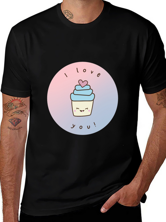 I Love You Cupcake Graphic Tee