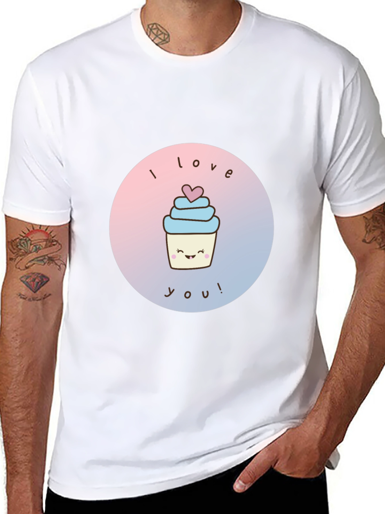 I Love You Cupcake Graphic Tee