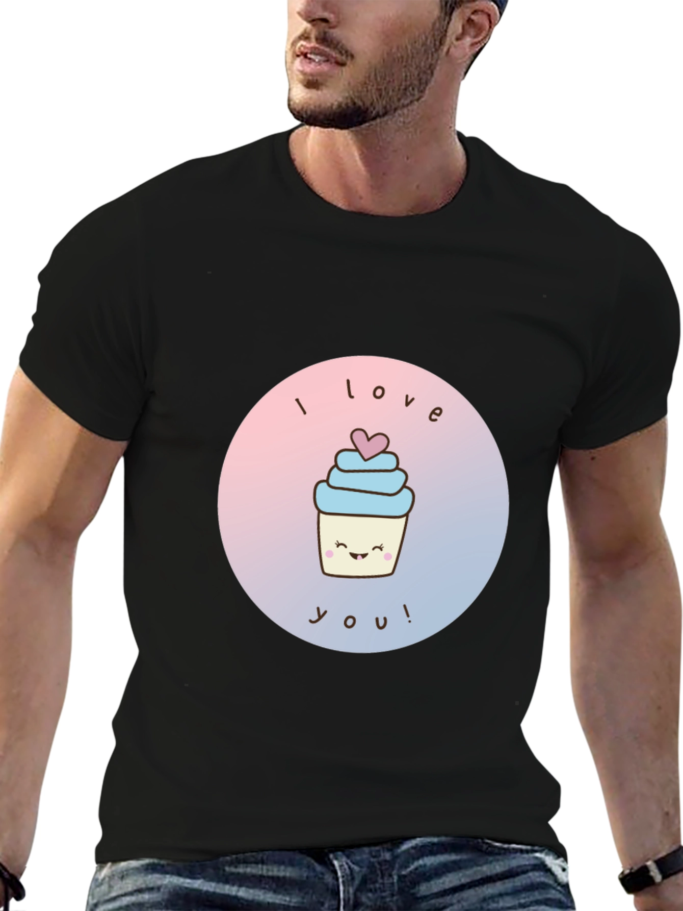 I Love You Cupcake Graphic Tee