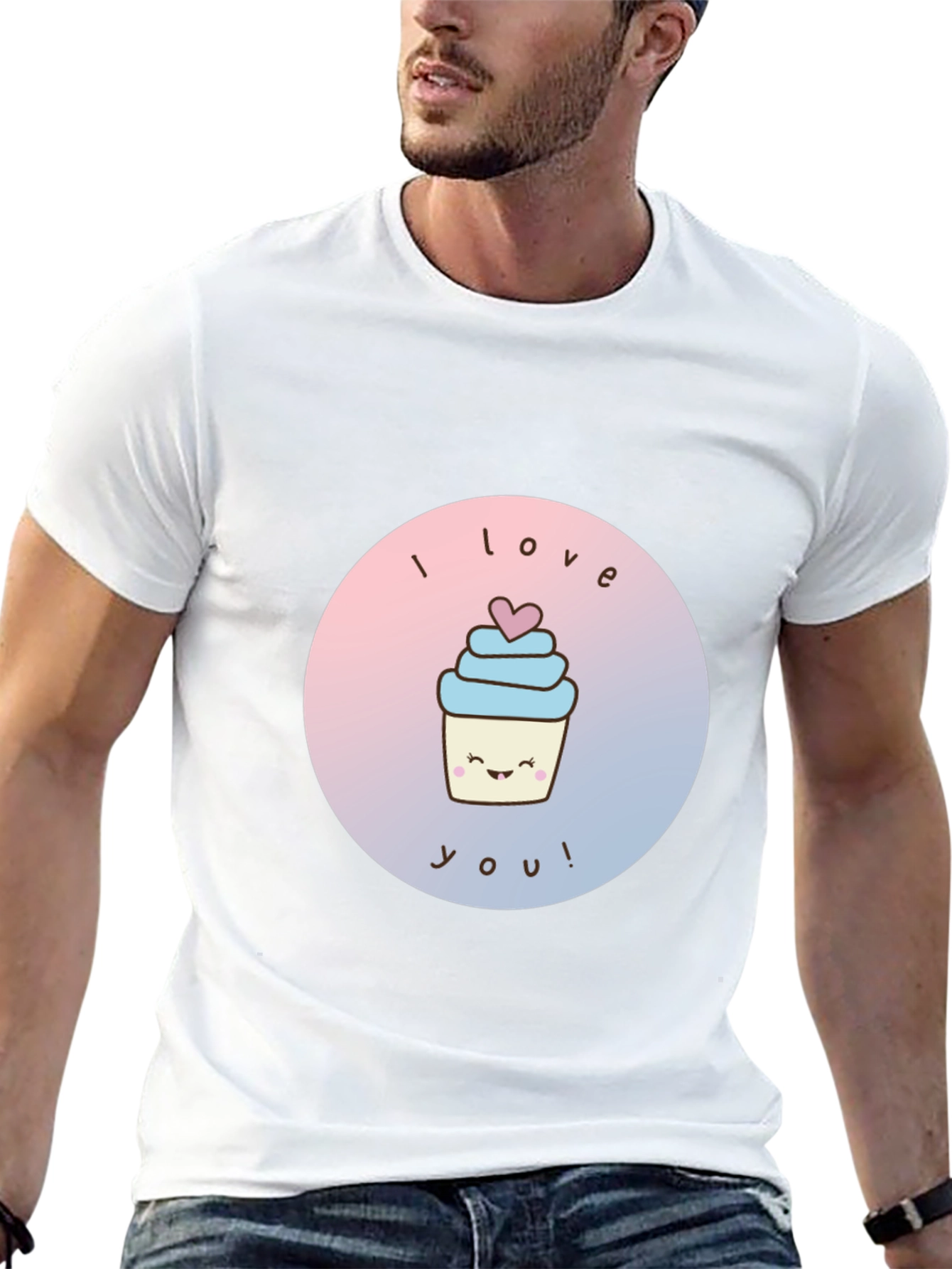 I Love You Cupcake Graphic Tee