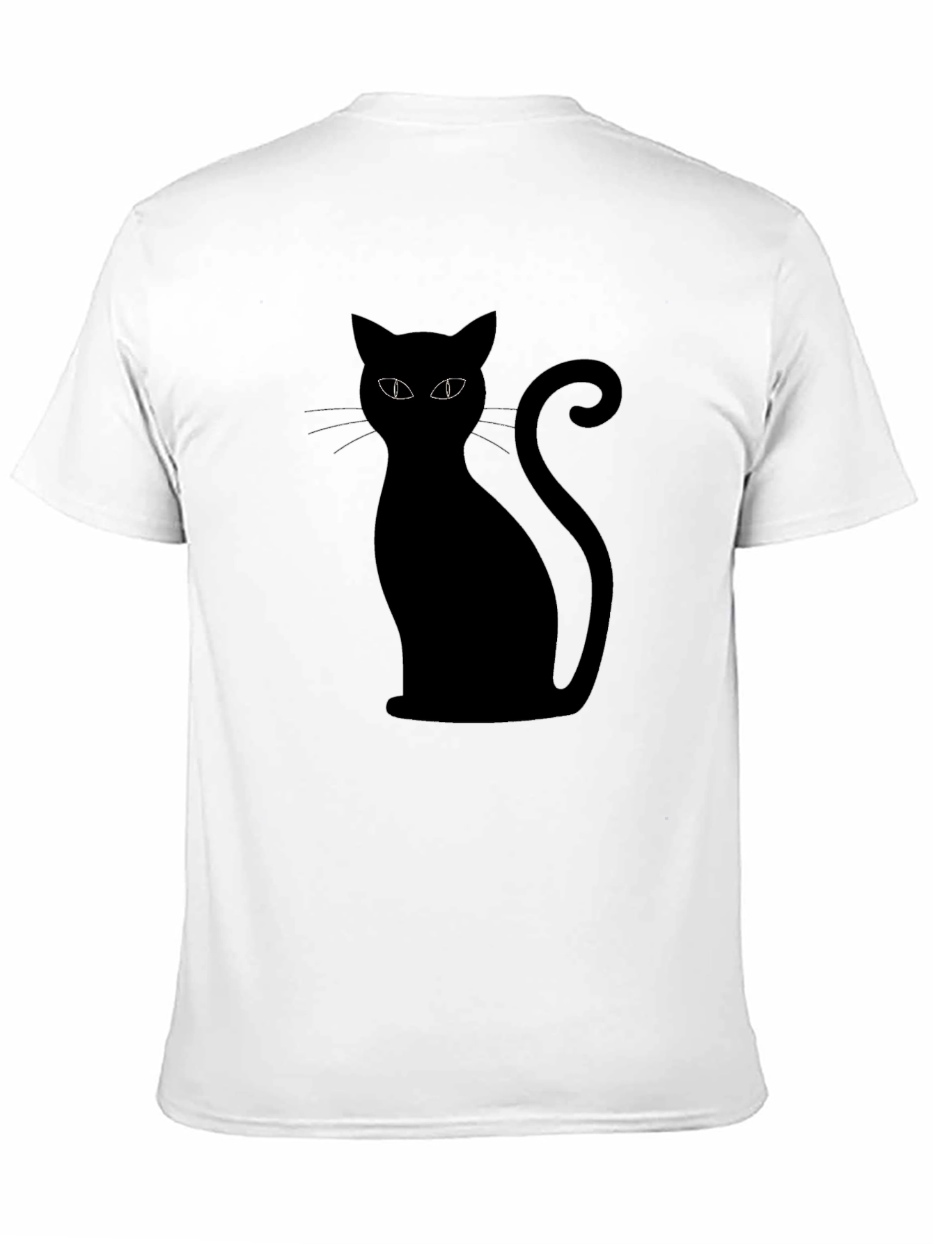 Black Cat Graphic T-Shirt - Halloween Style