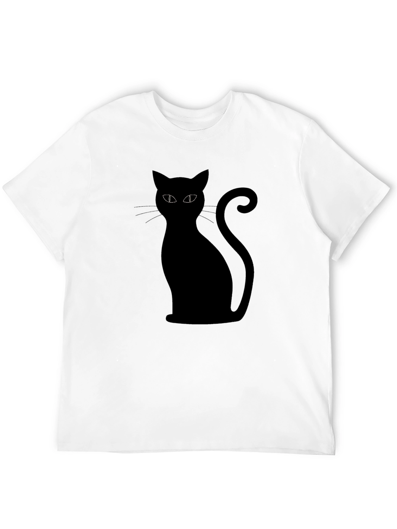Black Cat Graphic T-Shirt - Halloween Style