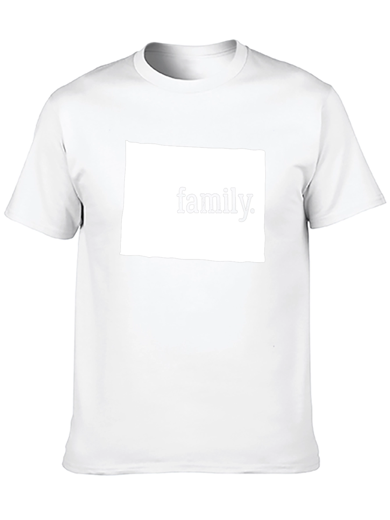Family T-Shirt - Black Cotton Blend Casual Tee