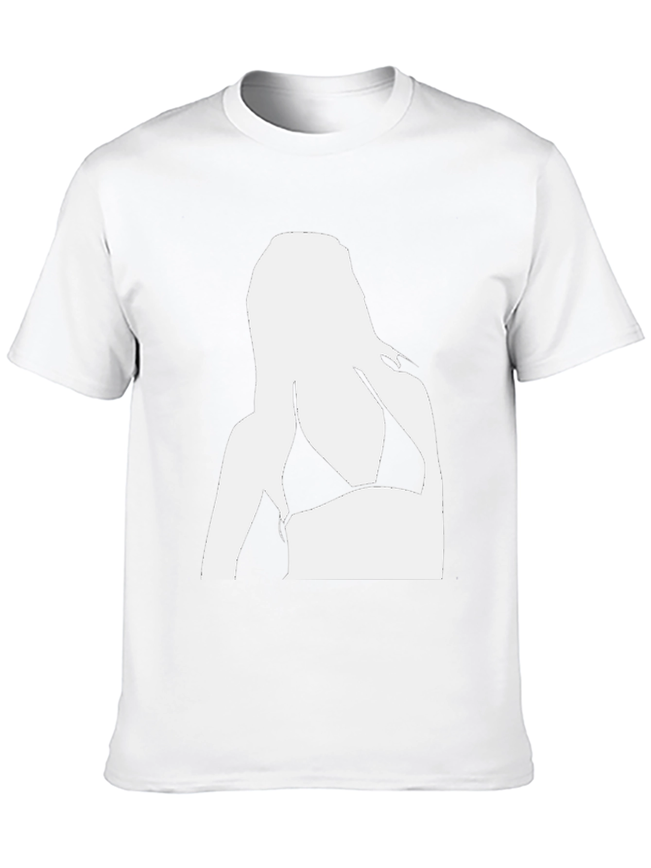 Silhouette Bikini Graphic Tee - Casual Wear