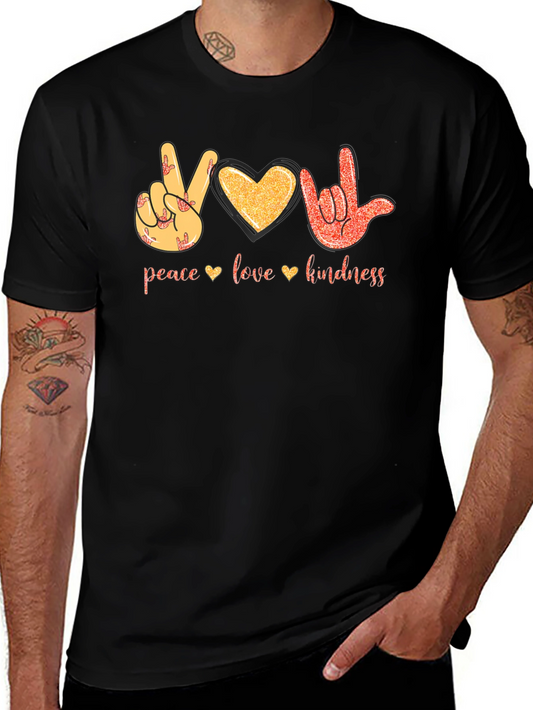 Peace Love Kindness Graphic T-Shirt