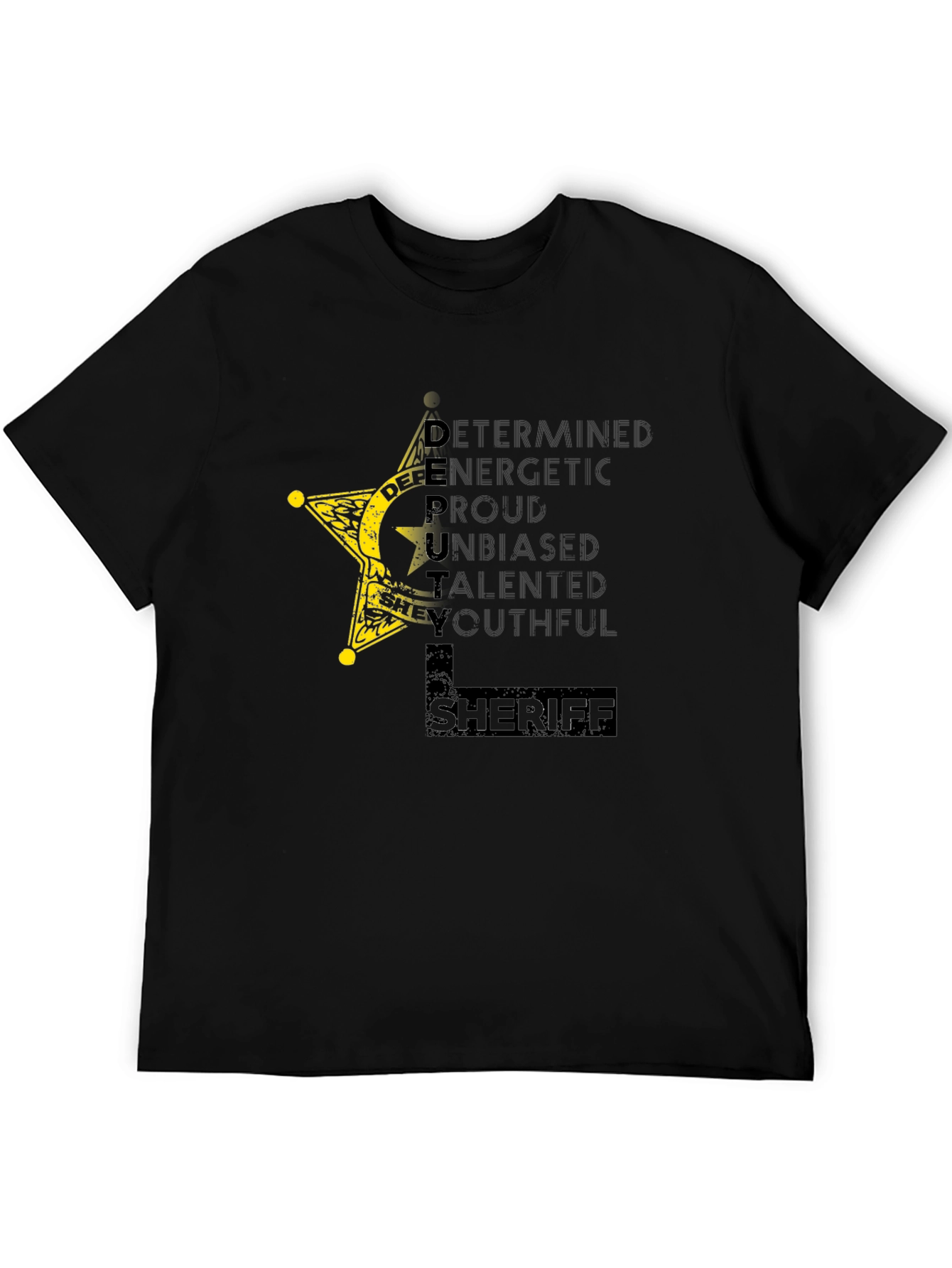Deputy Sheriff Star Graphic T-Shirt