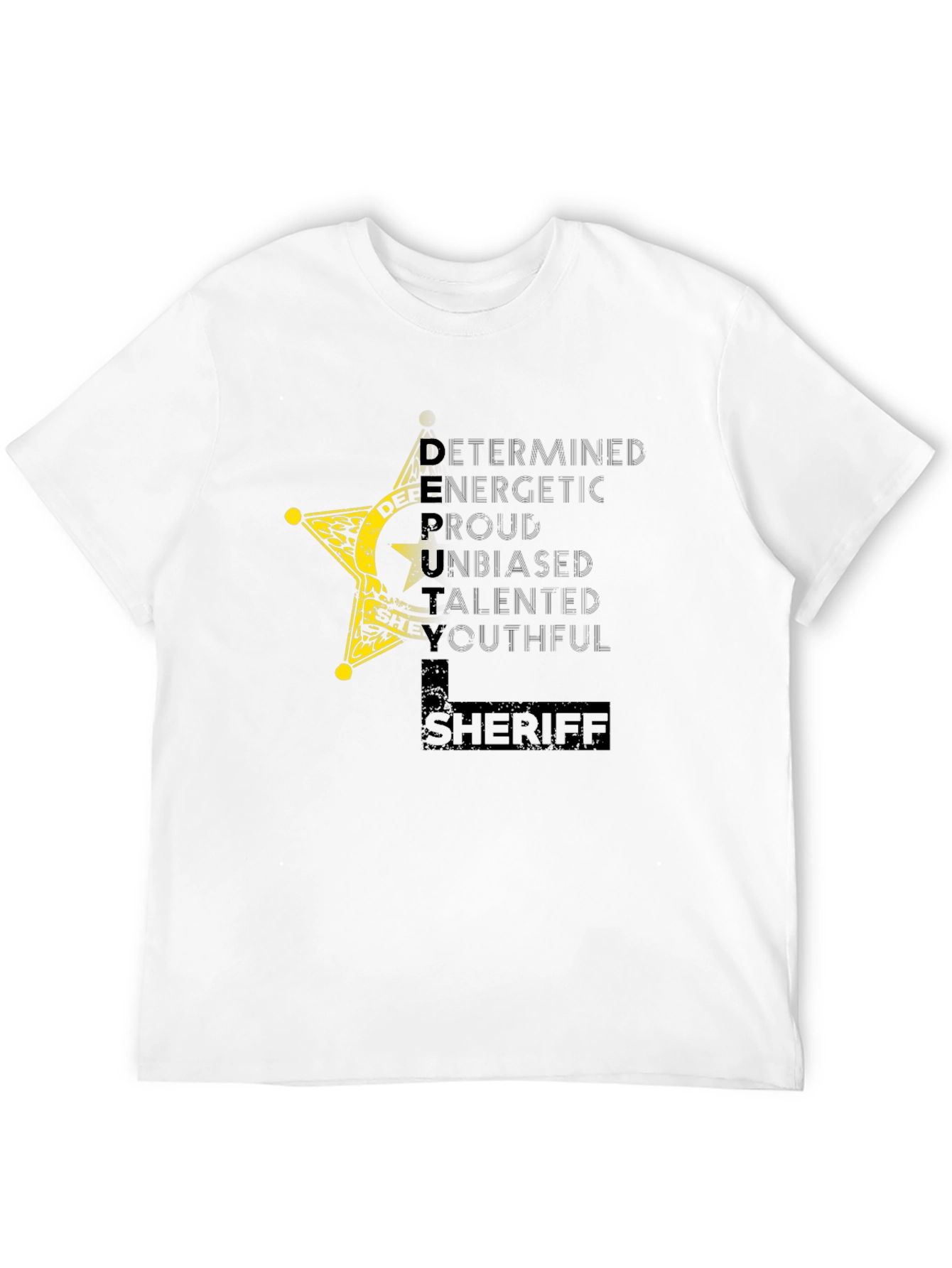 Deputy Sheriff Star Graphic T-Shirt