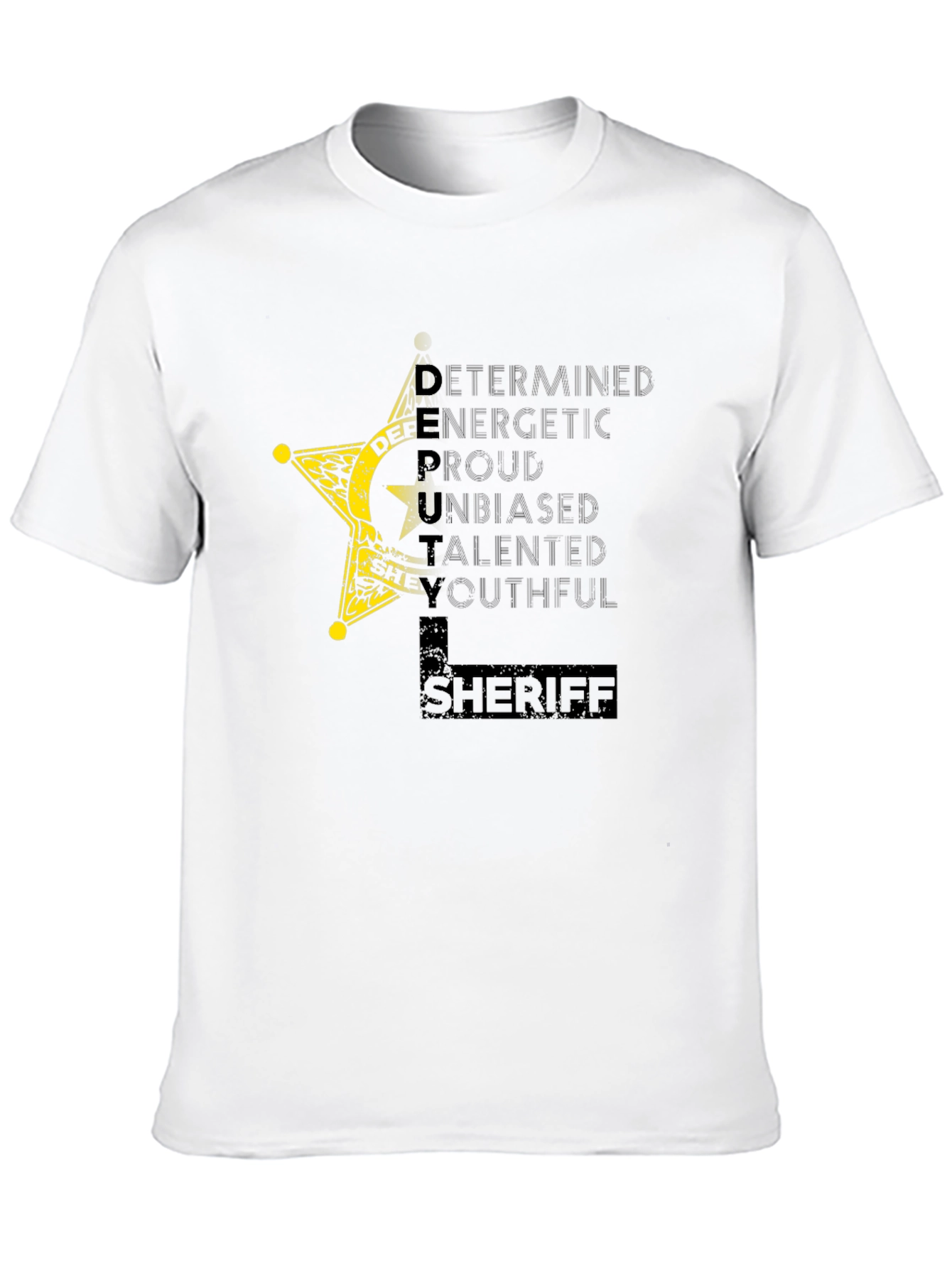 Deputy Sheriff Star Graphic T-Shirt
