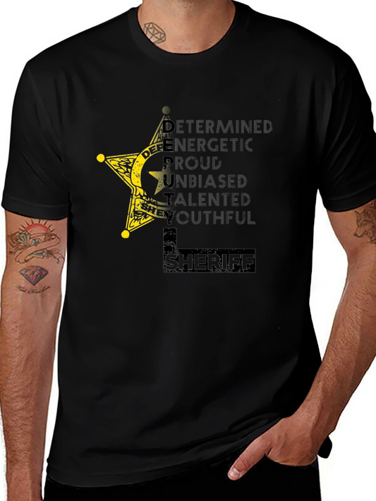 Deputy Sheriff Star Graphic T-Shirt