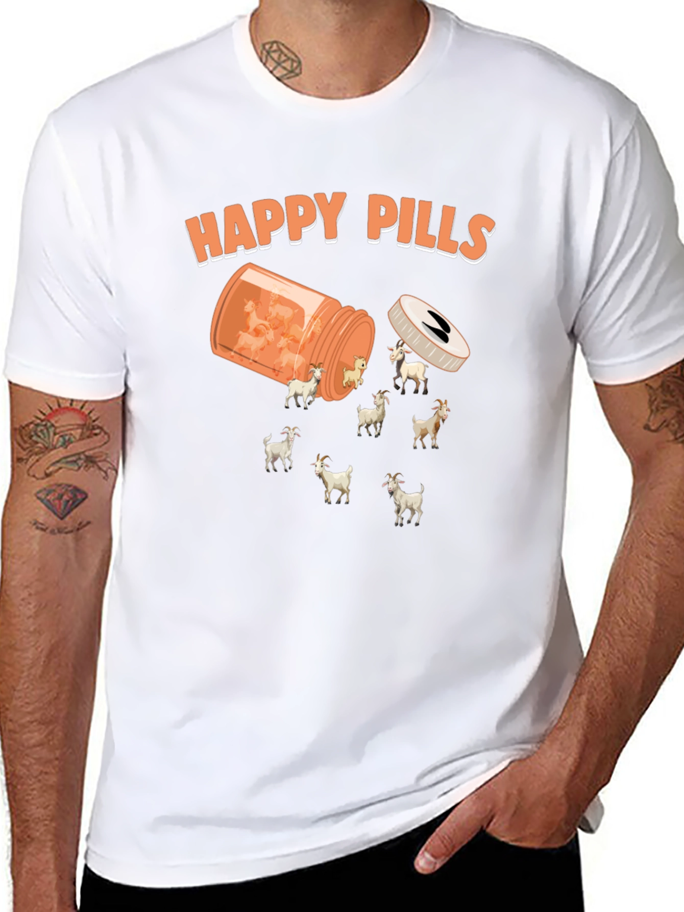 Happy Pills Goat T-Shirt
