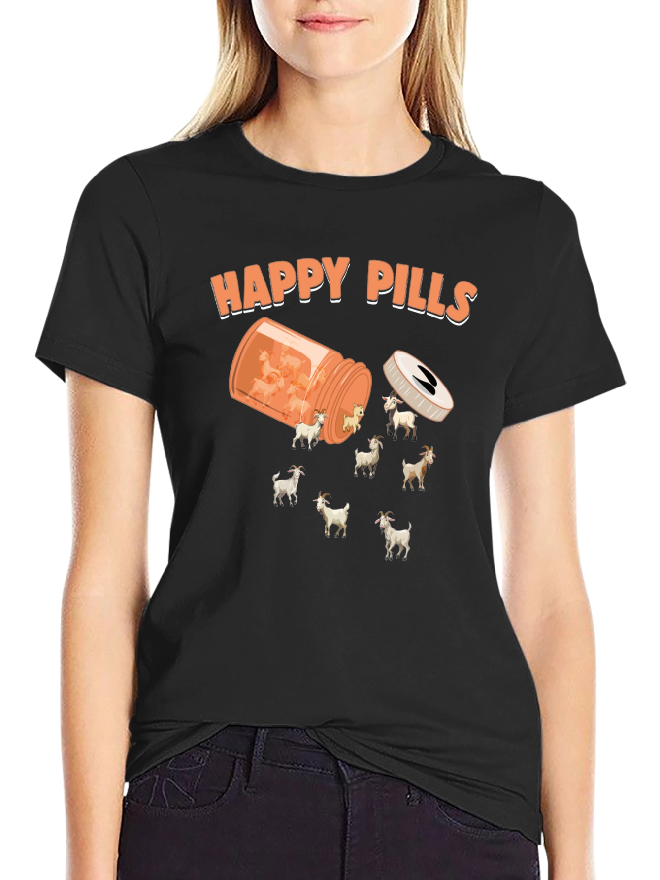 Happy Pills Goat T-Shirt
