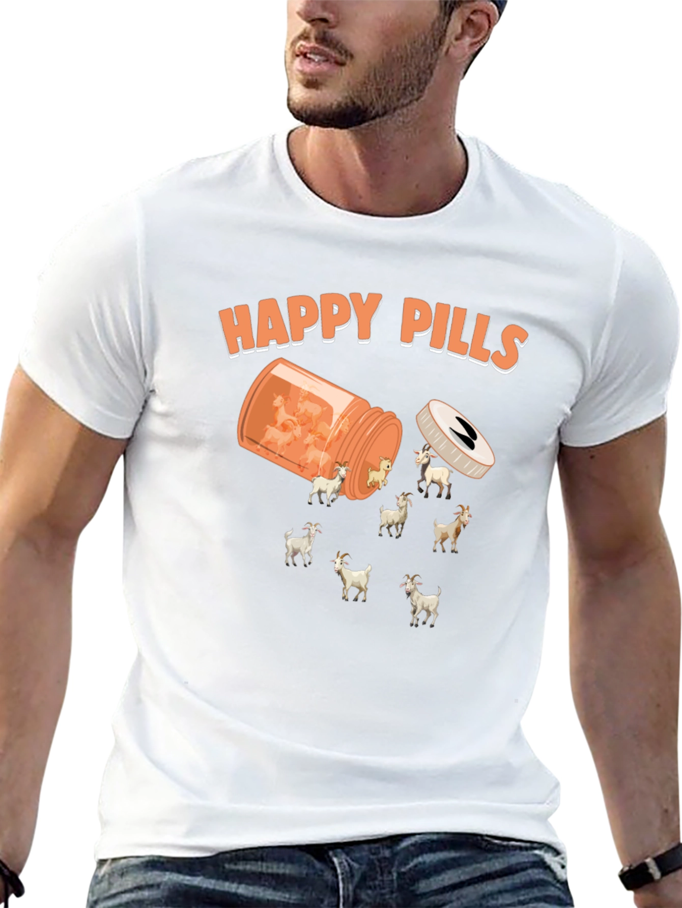 Happy Pills Goat T-Shirt