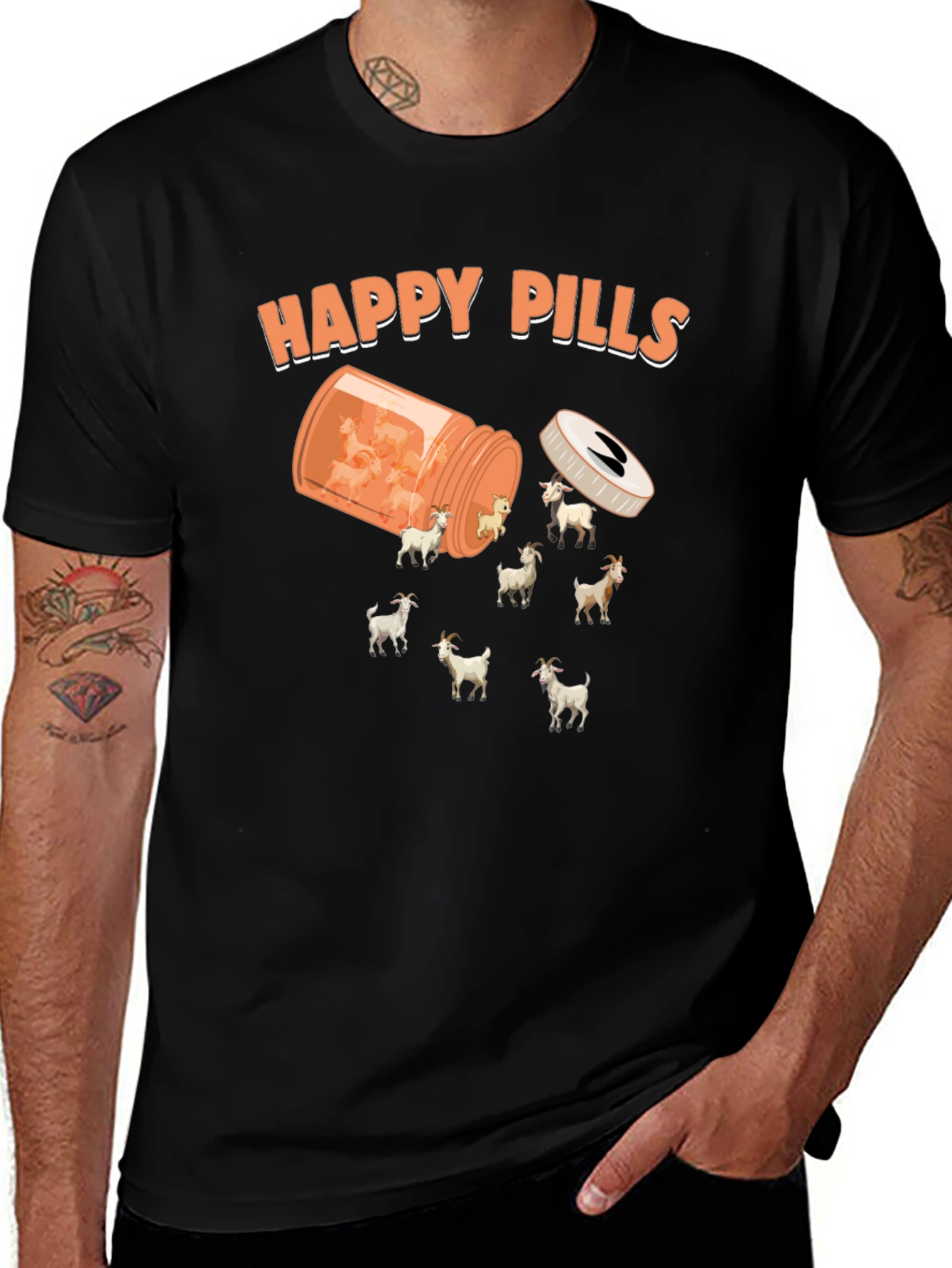 Happy Pills Goat T-Shirt