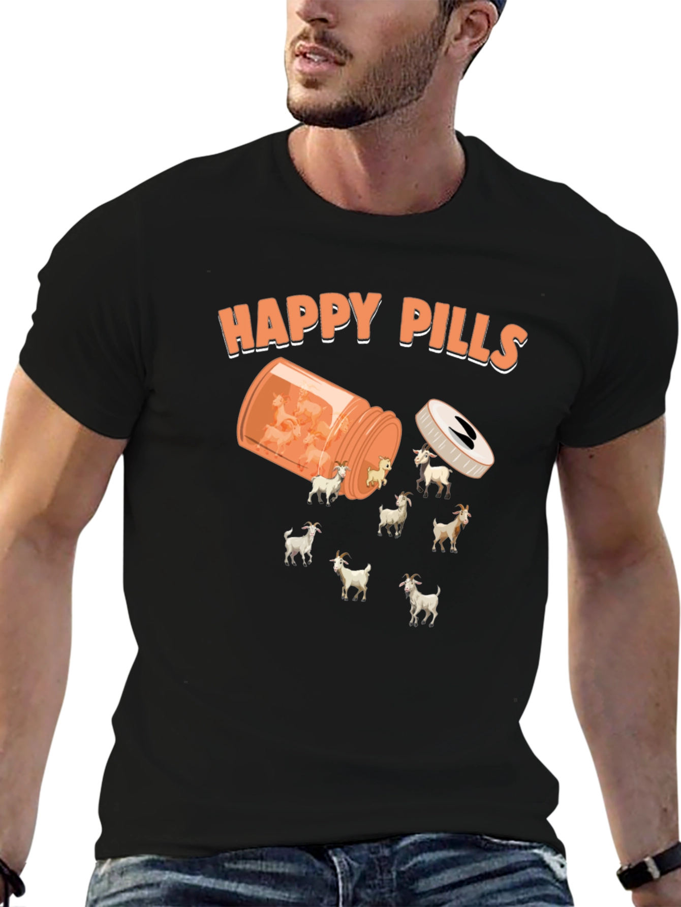 Happy Pills Goat T-Shirt