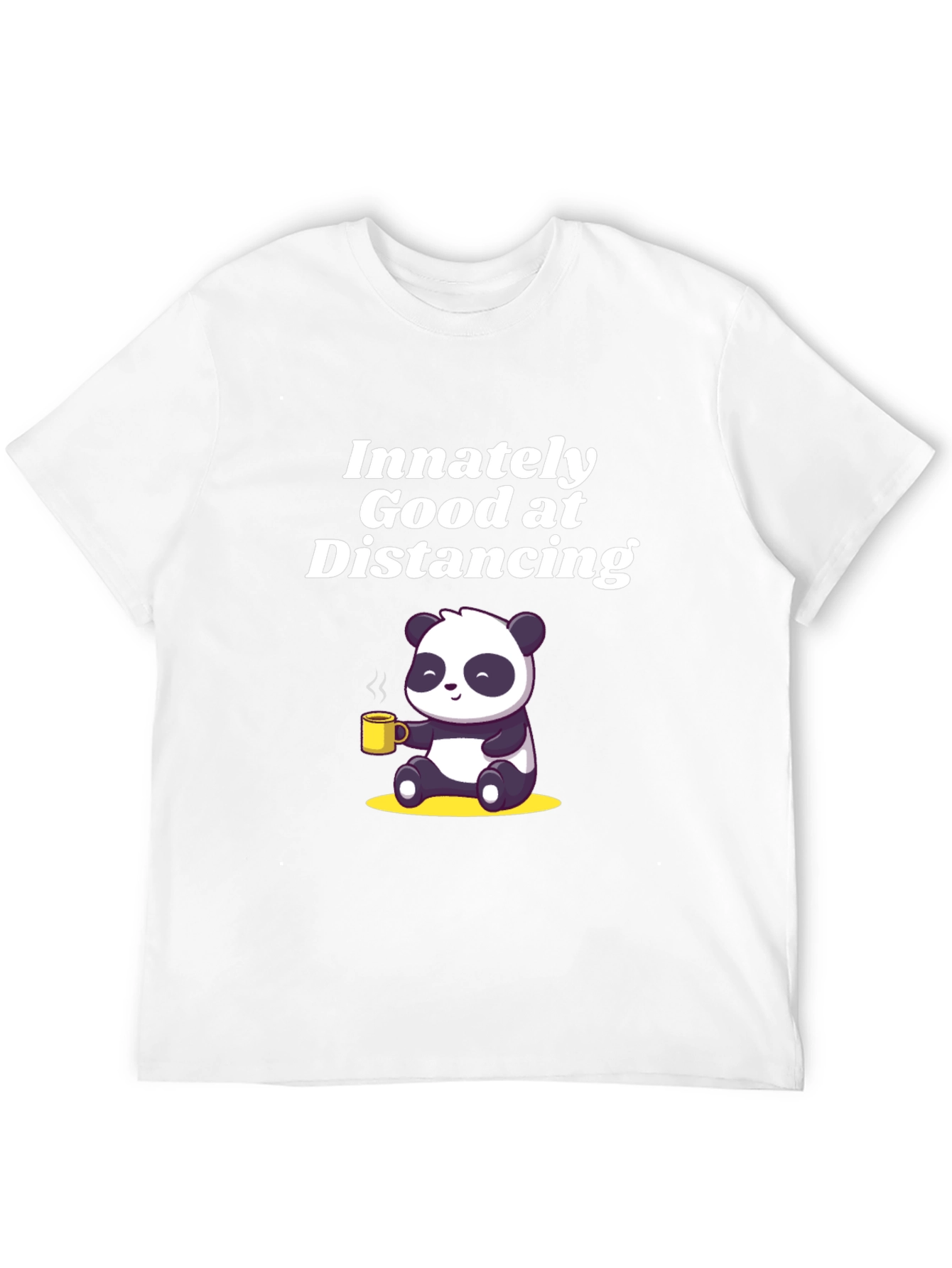 Innately Good at Distancing Panda T-shirt