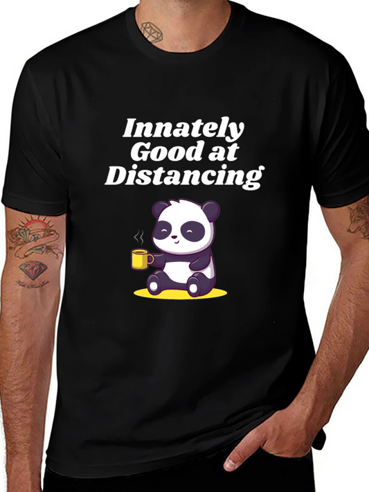 Innately Good at Distancing Panda T-shirt