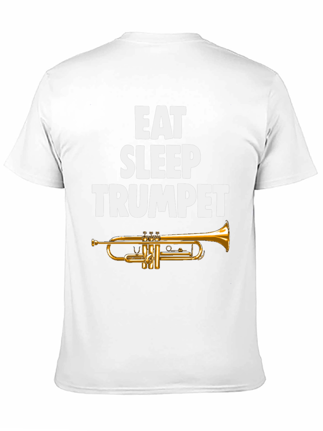 Eat Sleep Trumpet Black T-Shirt - Musicians Tee
