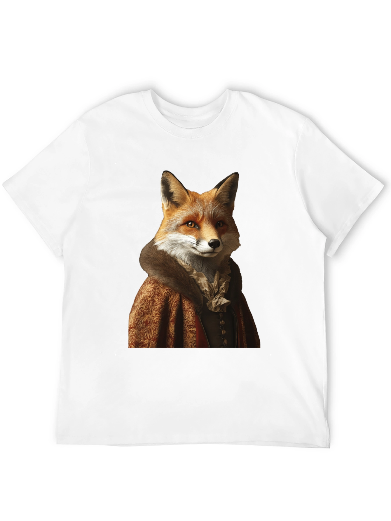 Fox Portrait Graphic Tee - Renaissance Style
