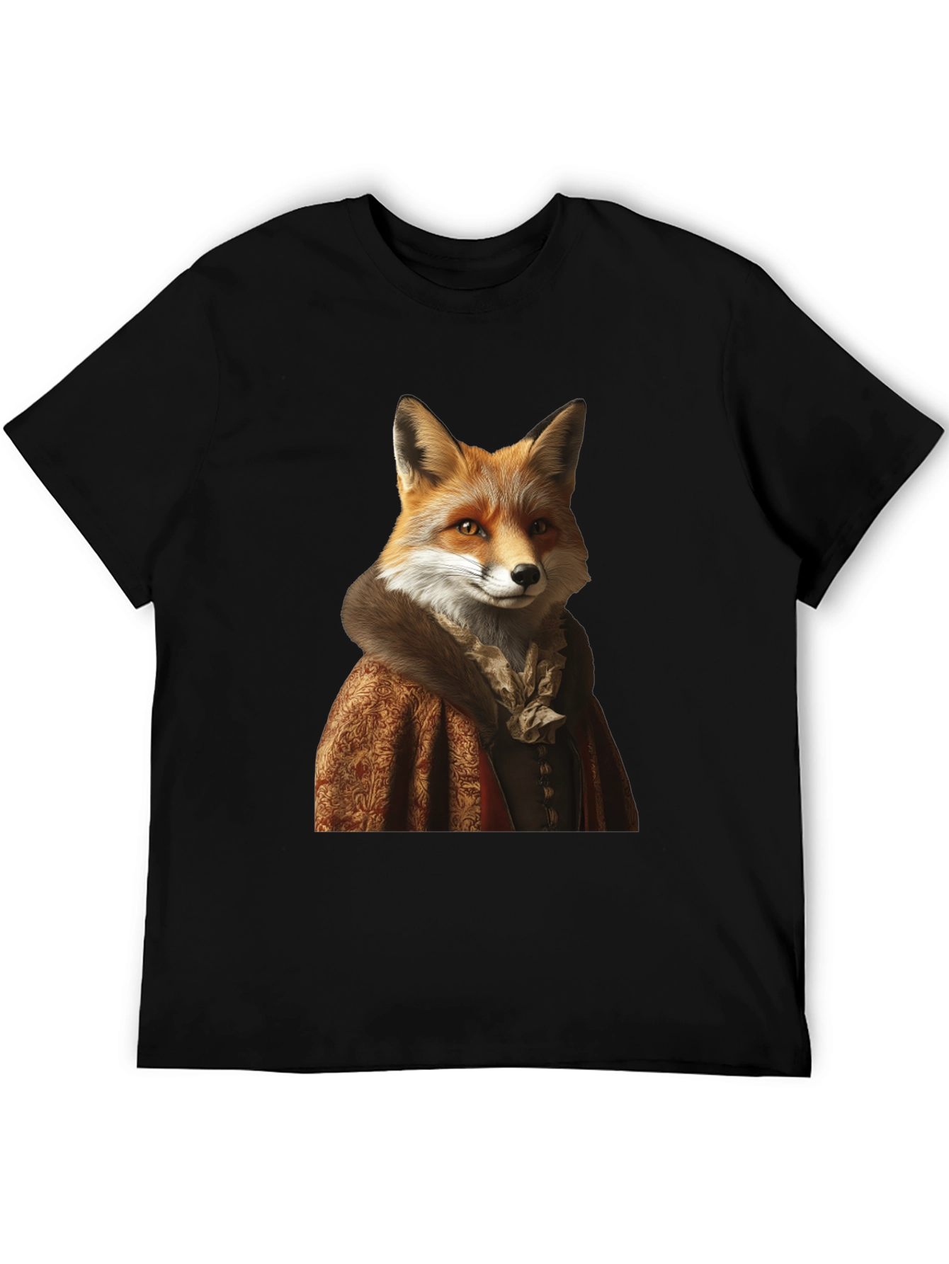 Fox Portrait Graphic Tee - Renaissance Style