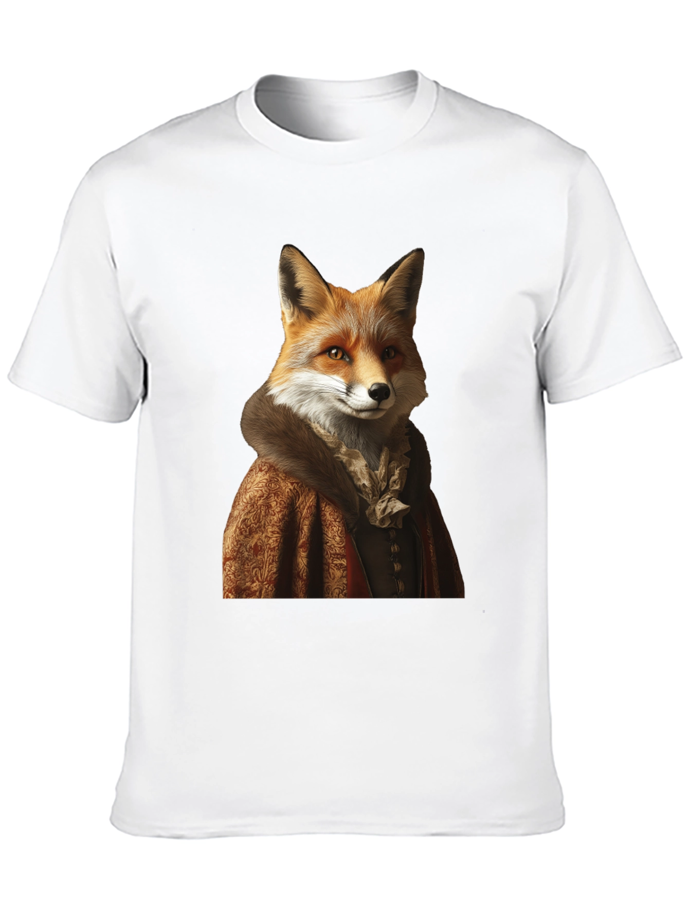 Fox Portrait Graphic Tee - Renaissance Style
