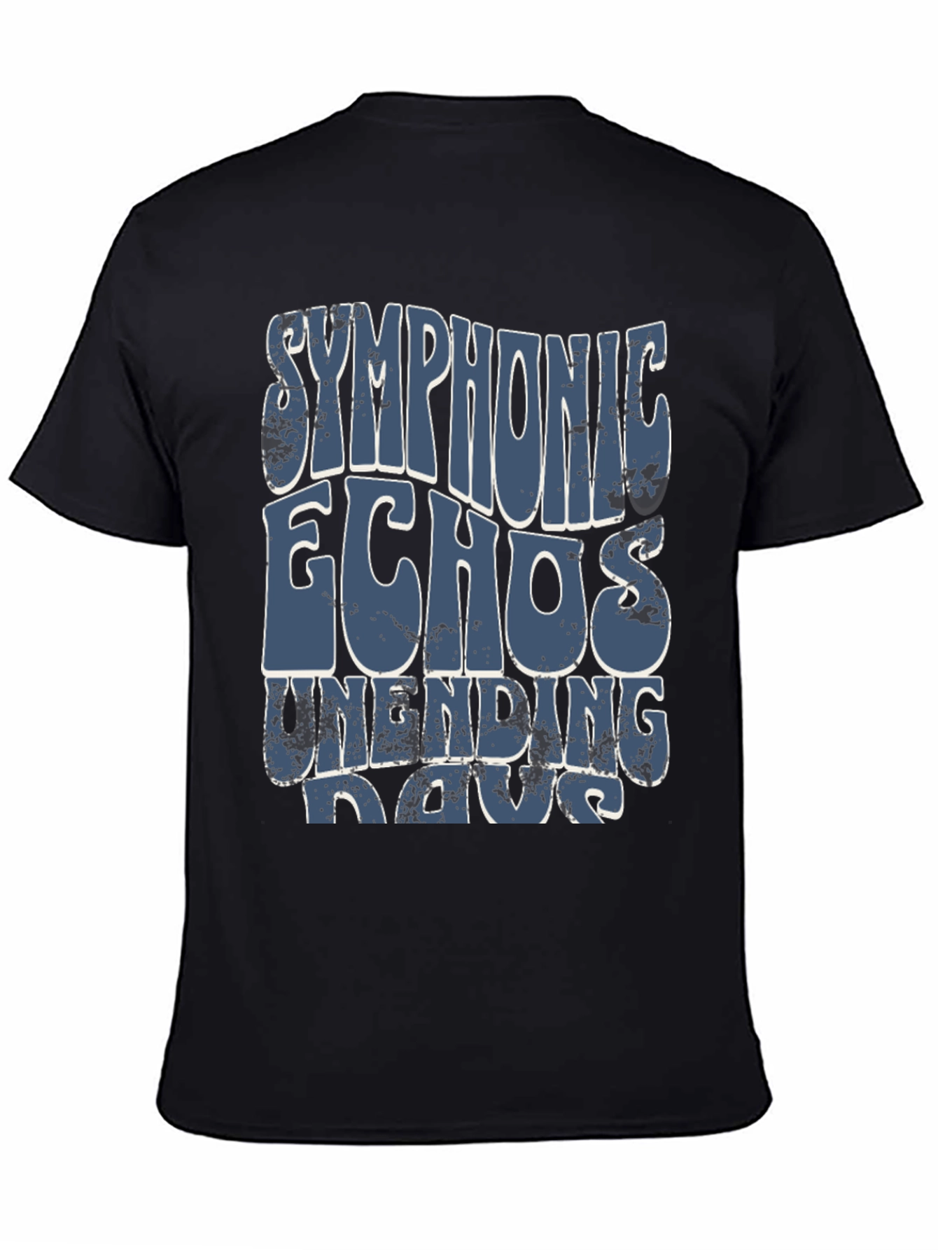 Symphonic Echoes Unending Days Black T-Shirt