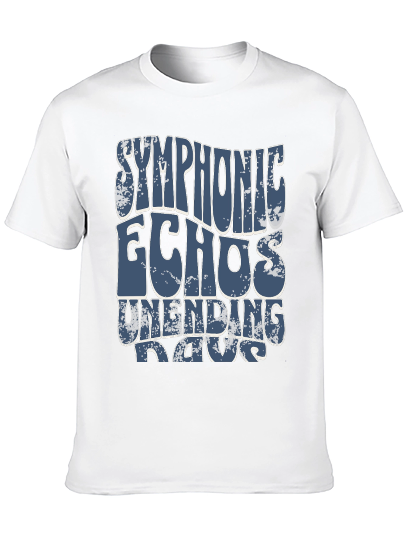 Symphonic Echoes Unending Days Black T-Shirt