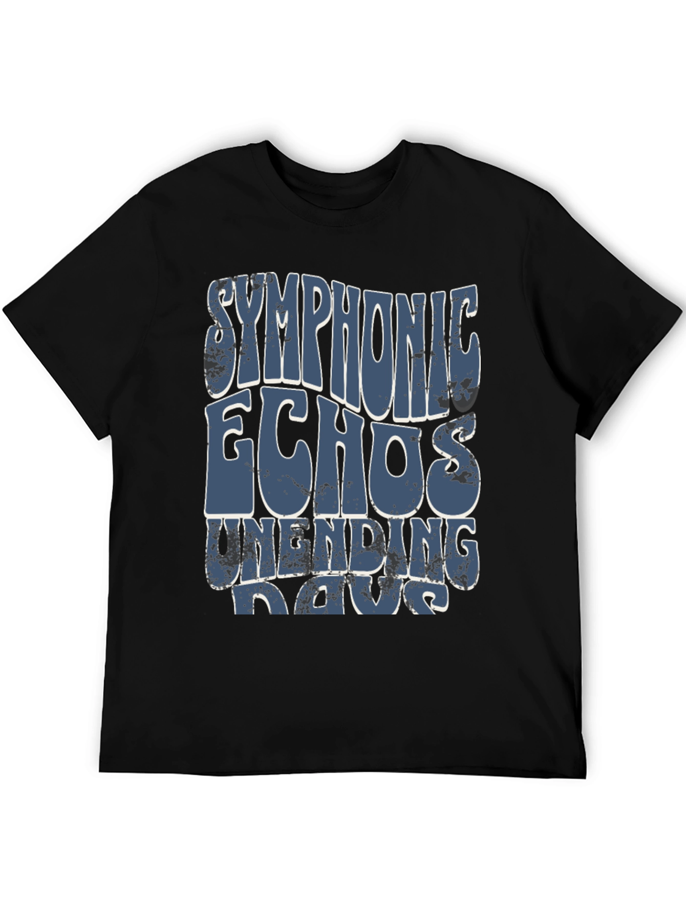 Symphonic Echoes Unending Days Black T-Shirt