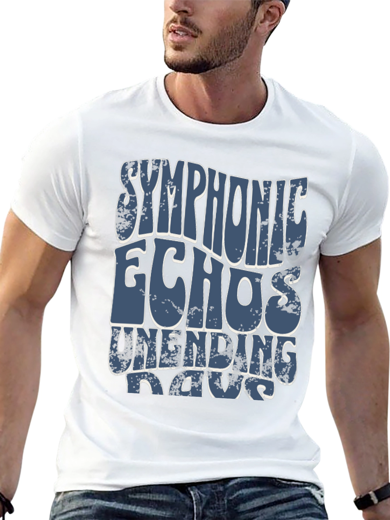 Symphonic Echoes Unending Days Black T-Shirt