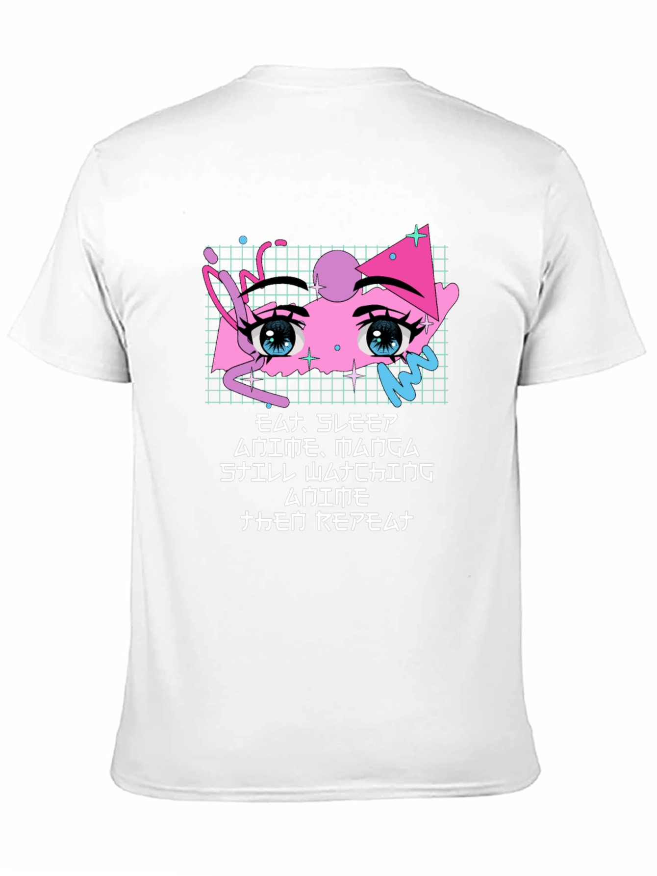 Anime Manga Graphic Black T-Shirt