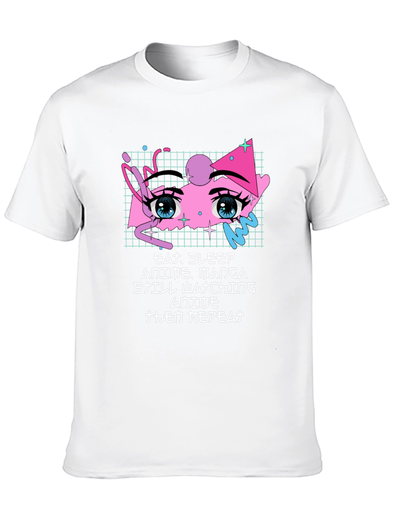 Anime Manga Graphic Black T-Shirt