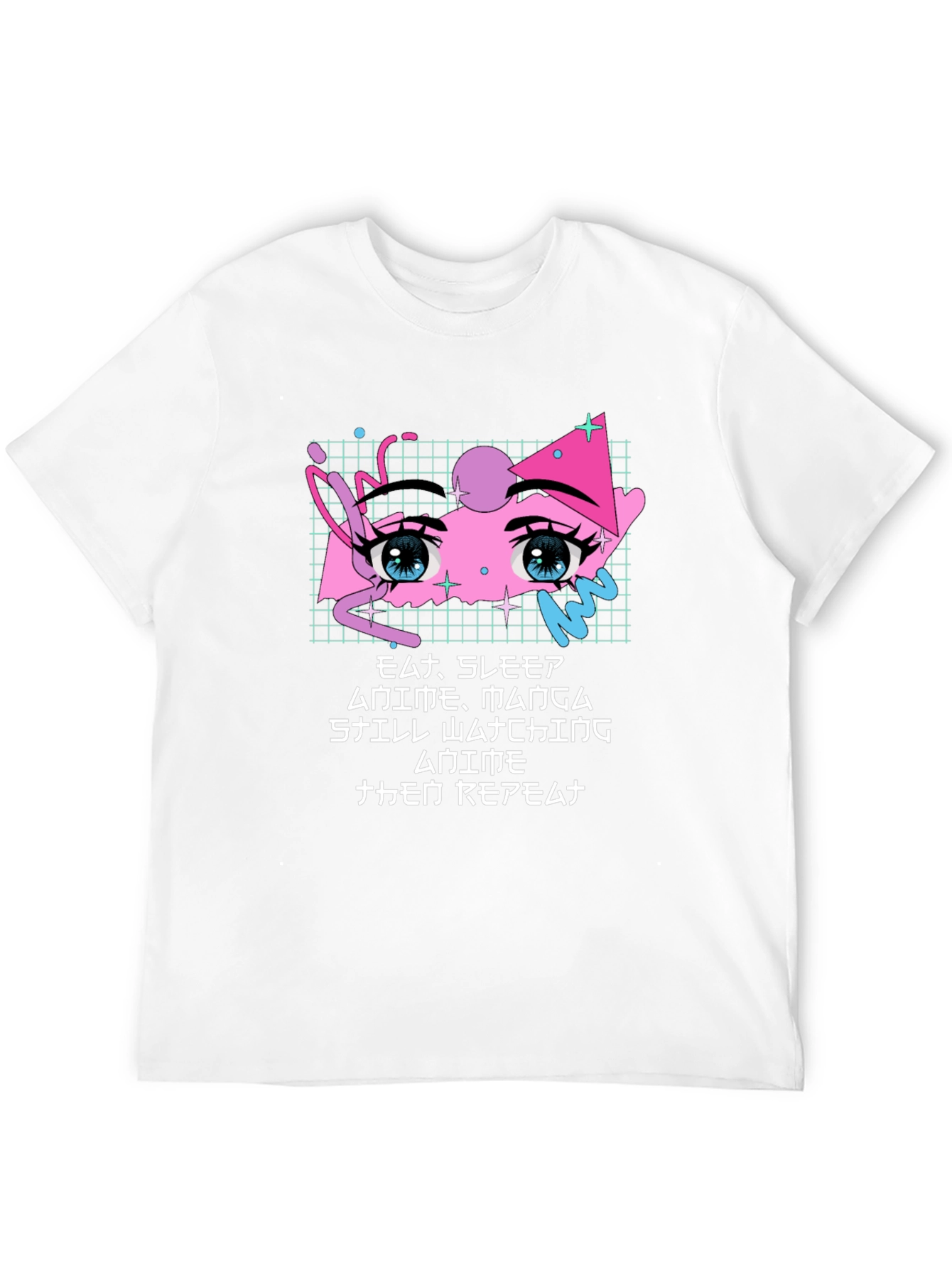 Anime Manga Graphic Black T-Shirt