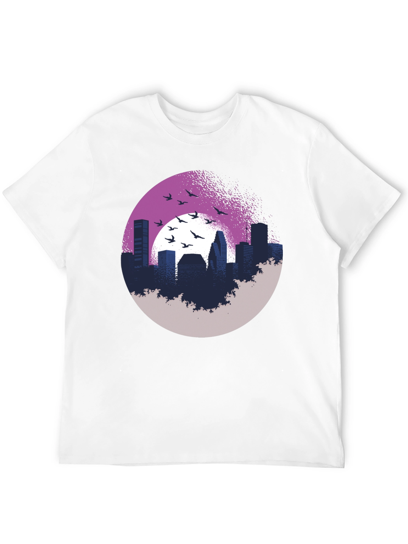 Urban Silhouette T-Shirt: Cityscape Graphic Tee