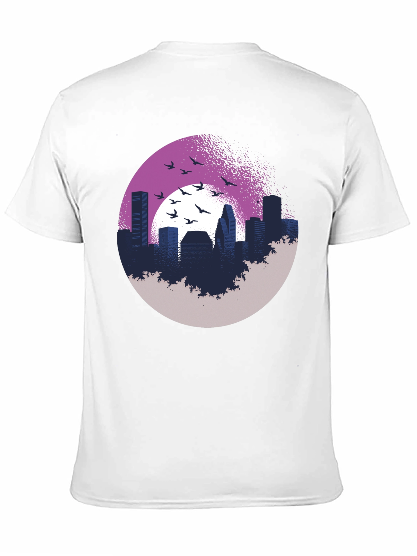 Urban Silhouette T-Shirt: Cityscape Graphic Tee