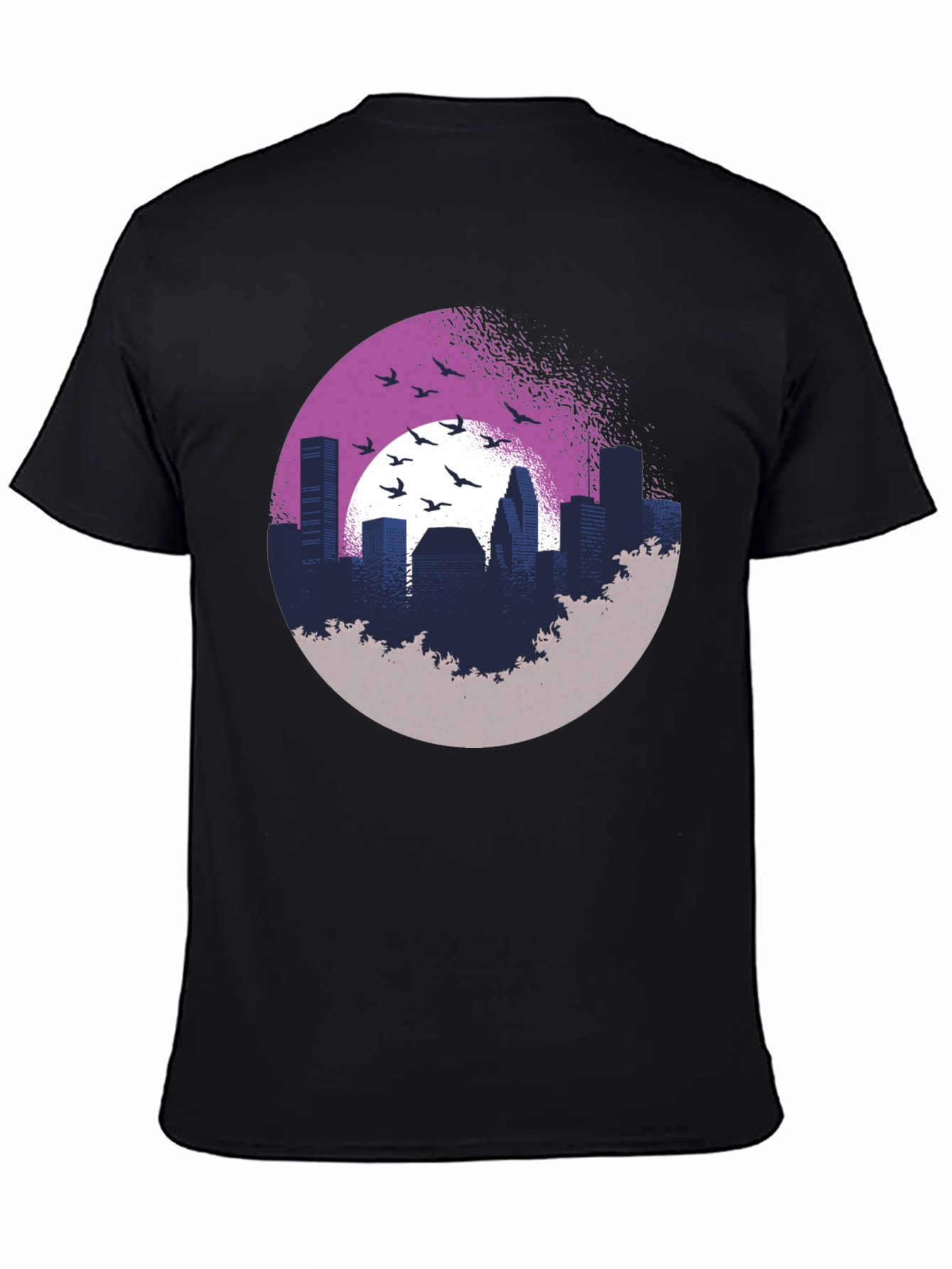 Urban Silhouette T-Shirt: Cityscape Graphic Tee