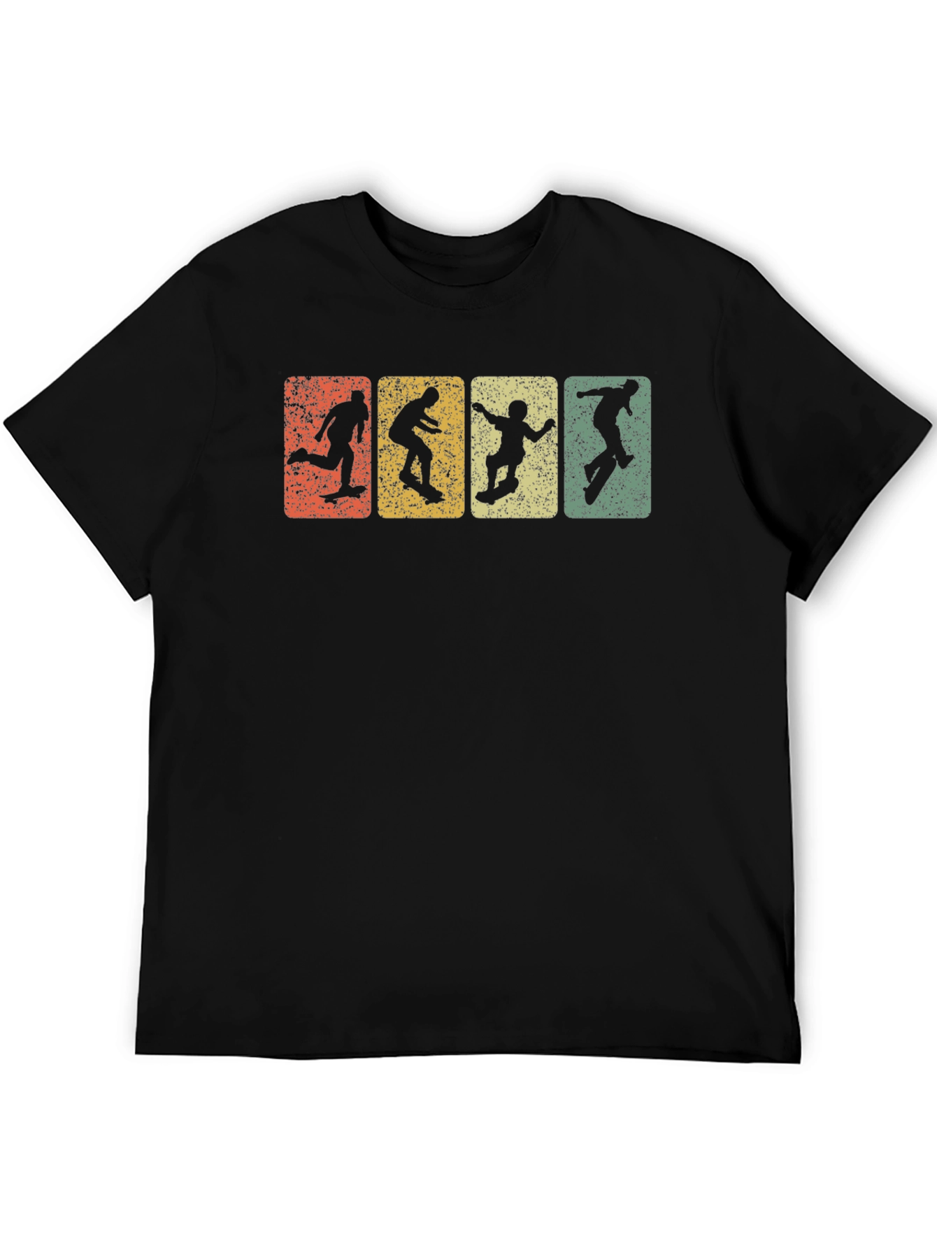 Retro Skateboarder T-Shirt - Cool Skater Gift