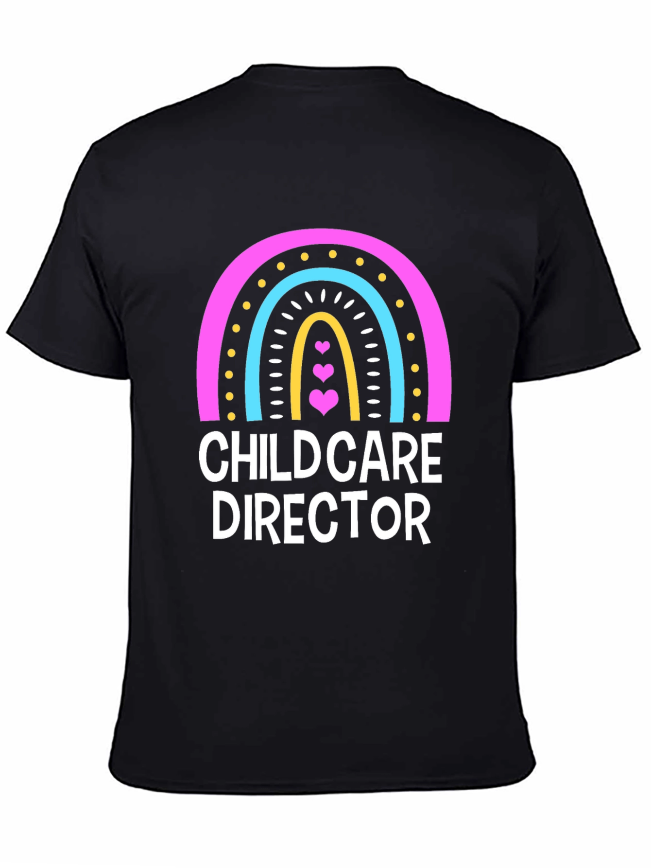 Childcare Director Rainbow Graphic Tee