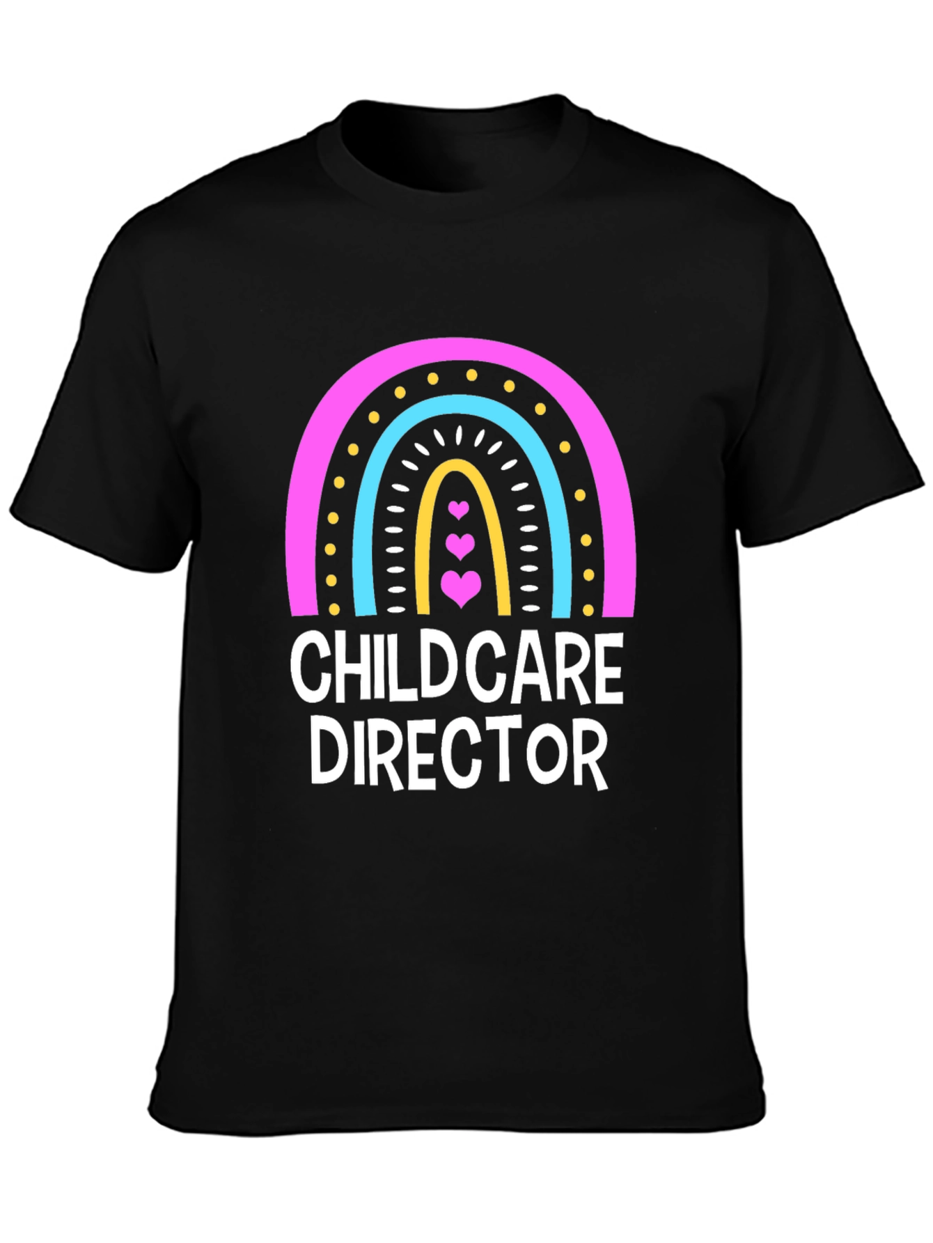Childcare Director Rainbow Graphic Tee