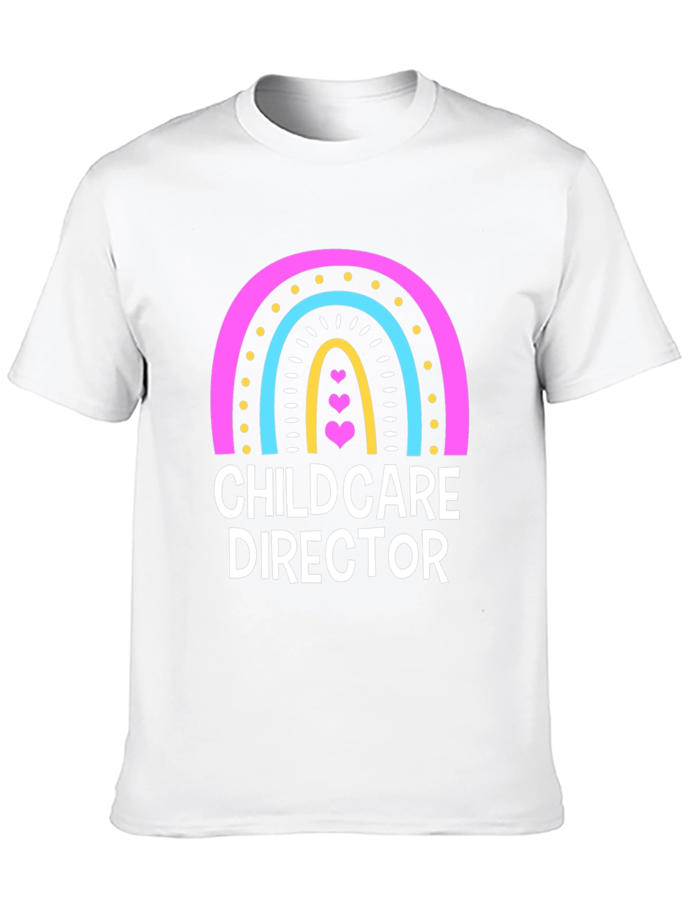 Childcare Director Rainbow Graphic Tee