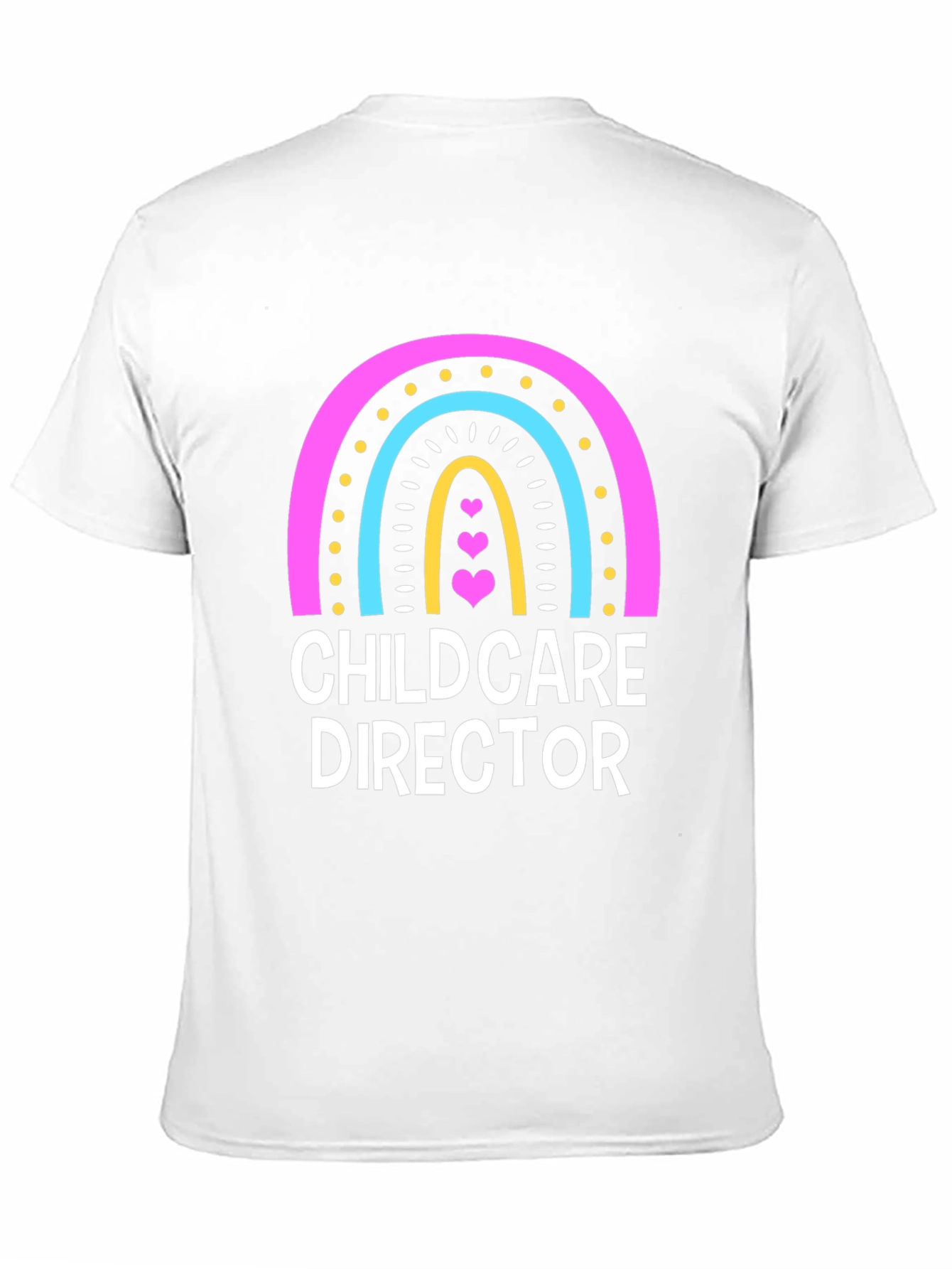 Childcare Director Rainbow Graphic Tee