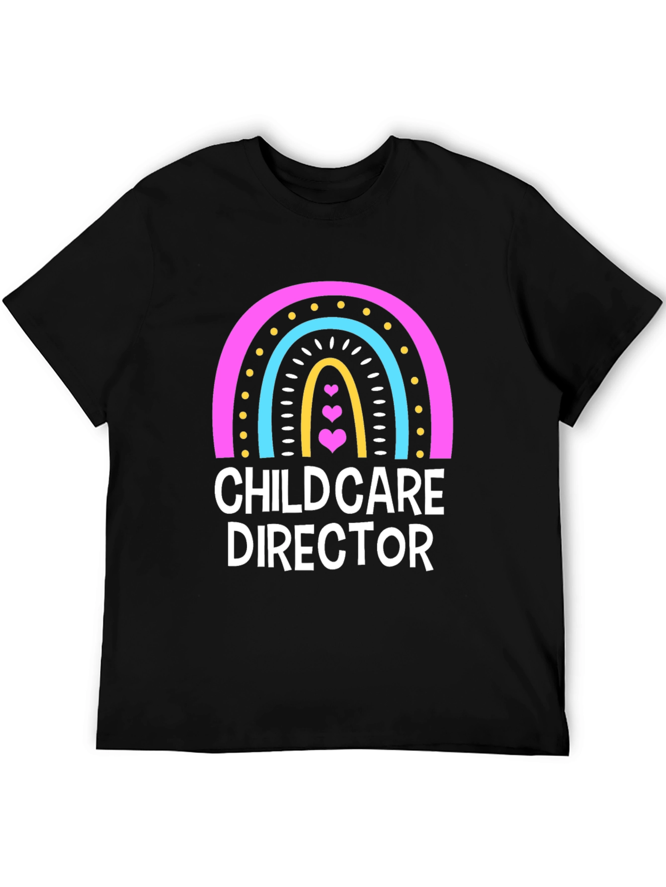 Childcare Director Rainbow Graphic Tee