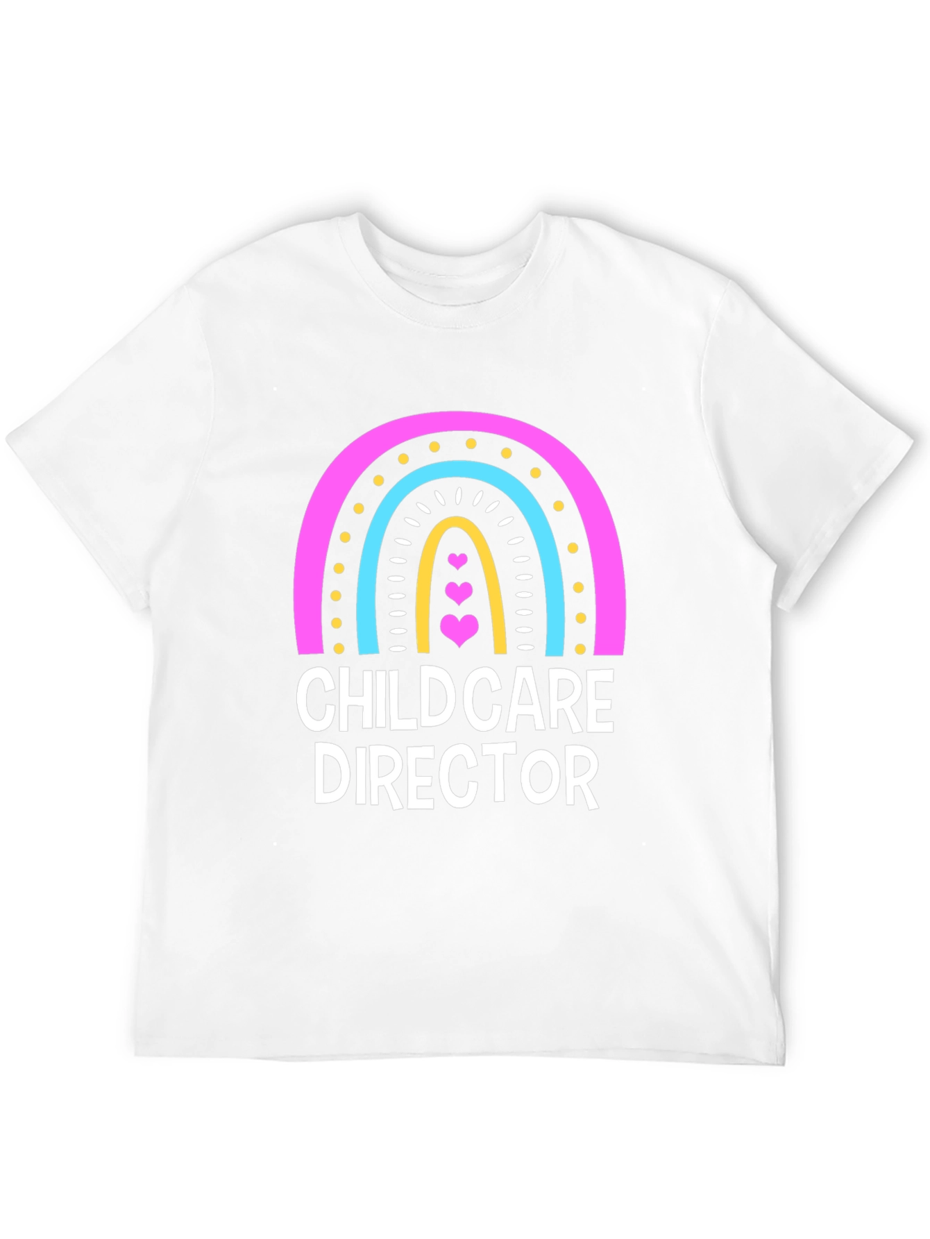 Childcare Director Rainbow Graphic Tee