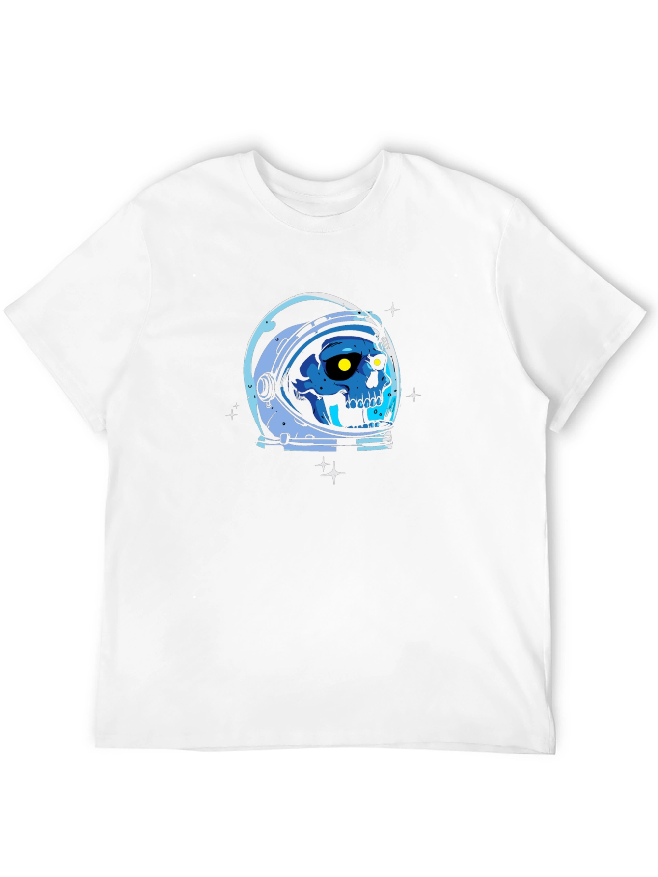 Skull Astronaut T-Shirt - Gothic Space Explorer