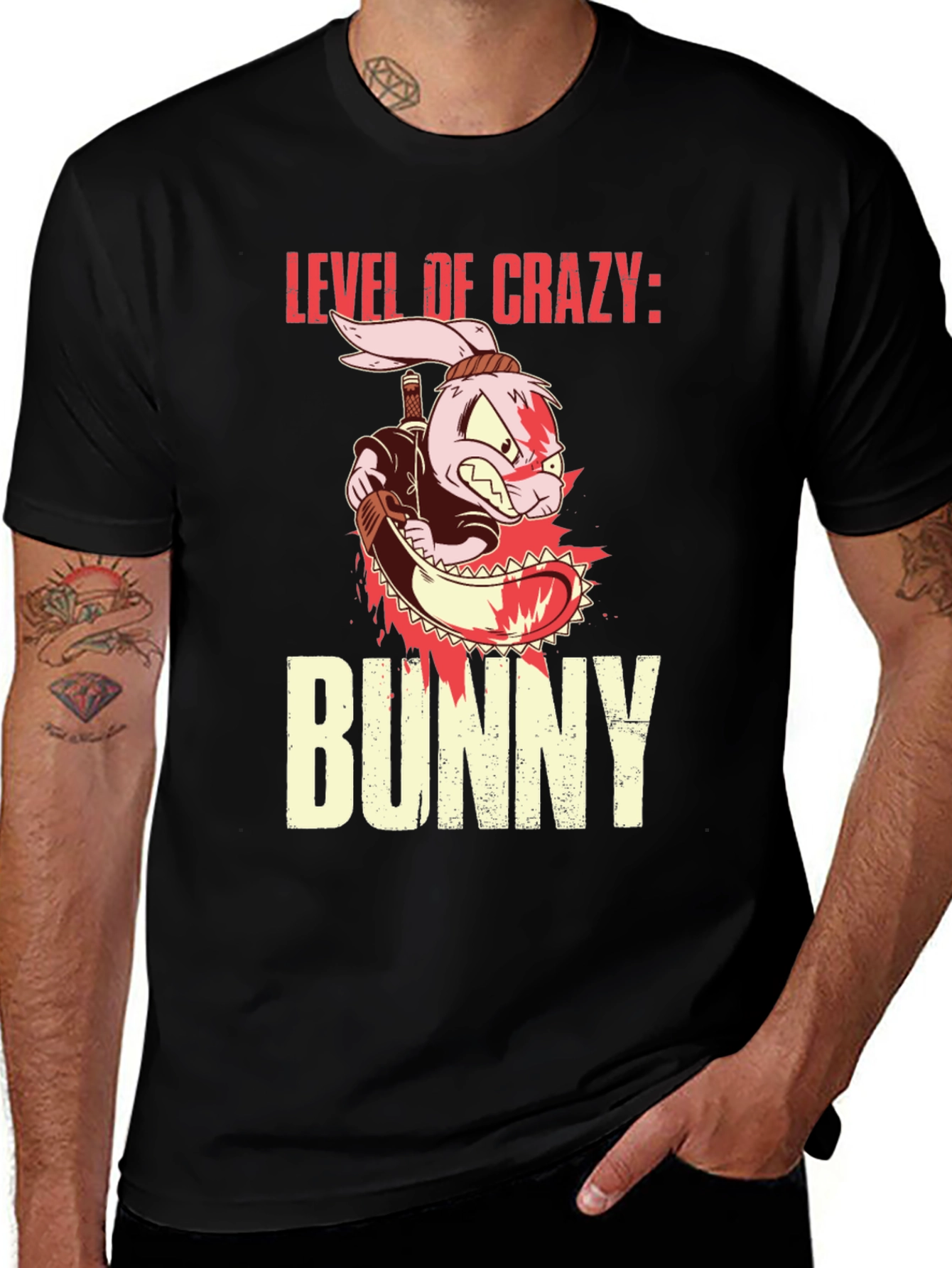 Level of Crazy Bunny T-Shirt