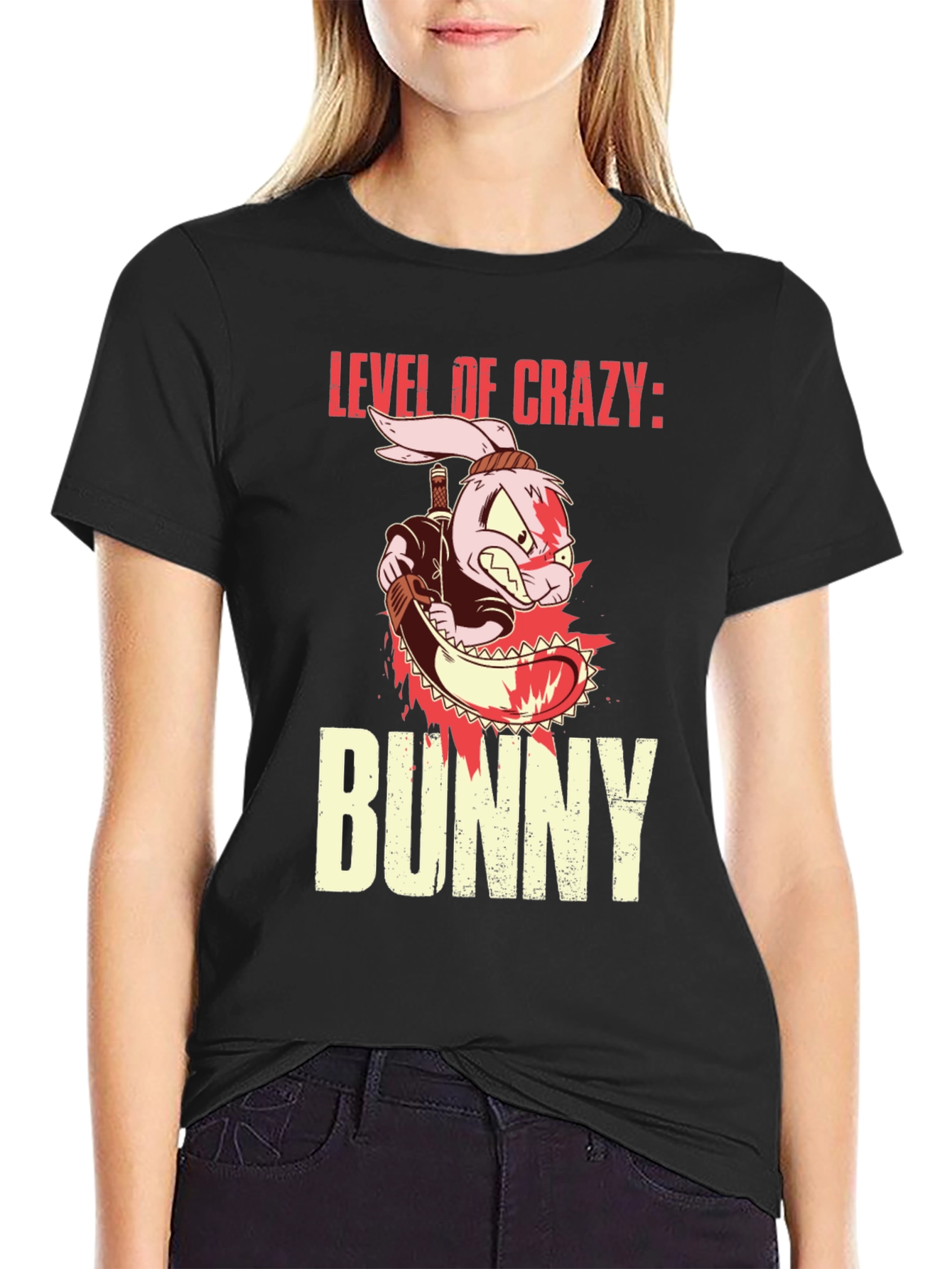Level of Crazy Bunny T-Shirt