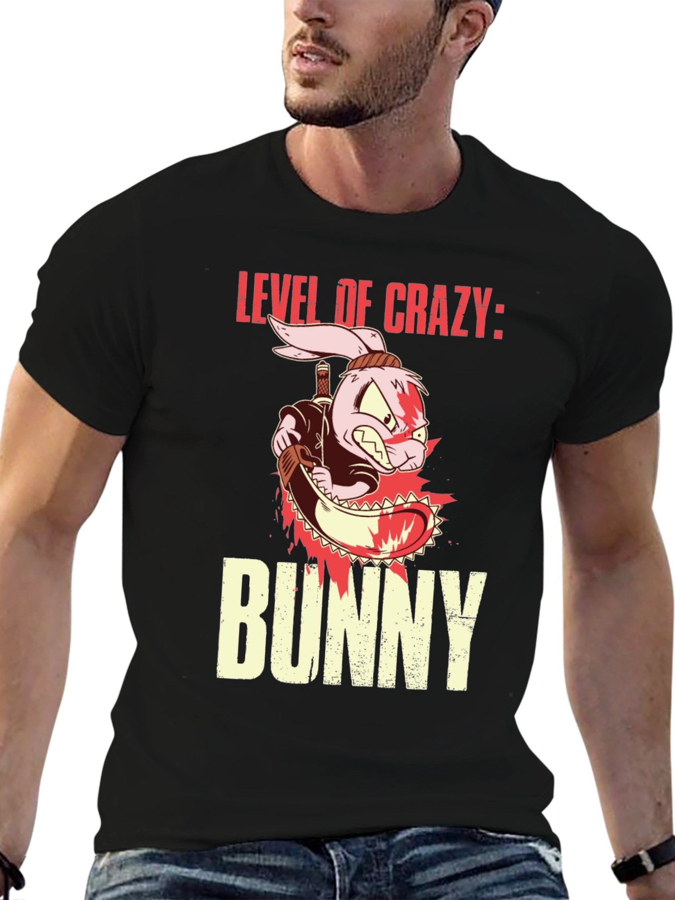 Level of Crazy Bunny T-Shirt