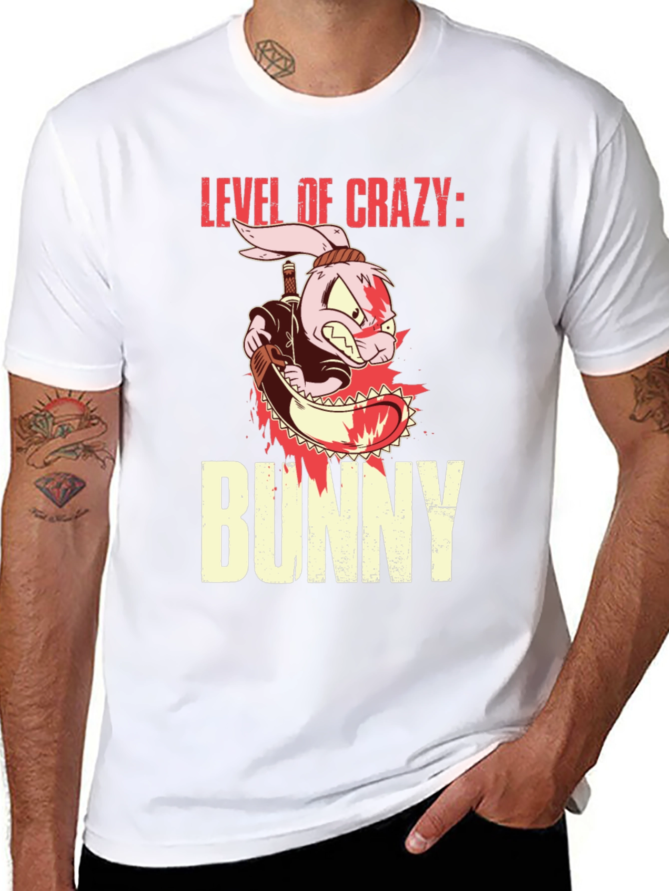 Level of Crazy Bunny T-Shirt