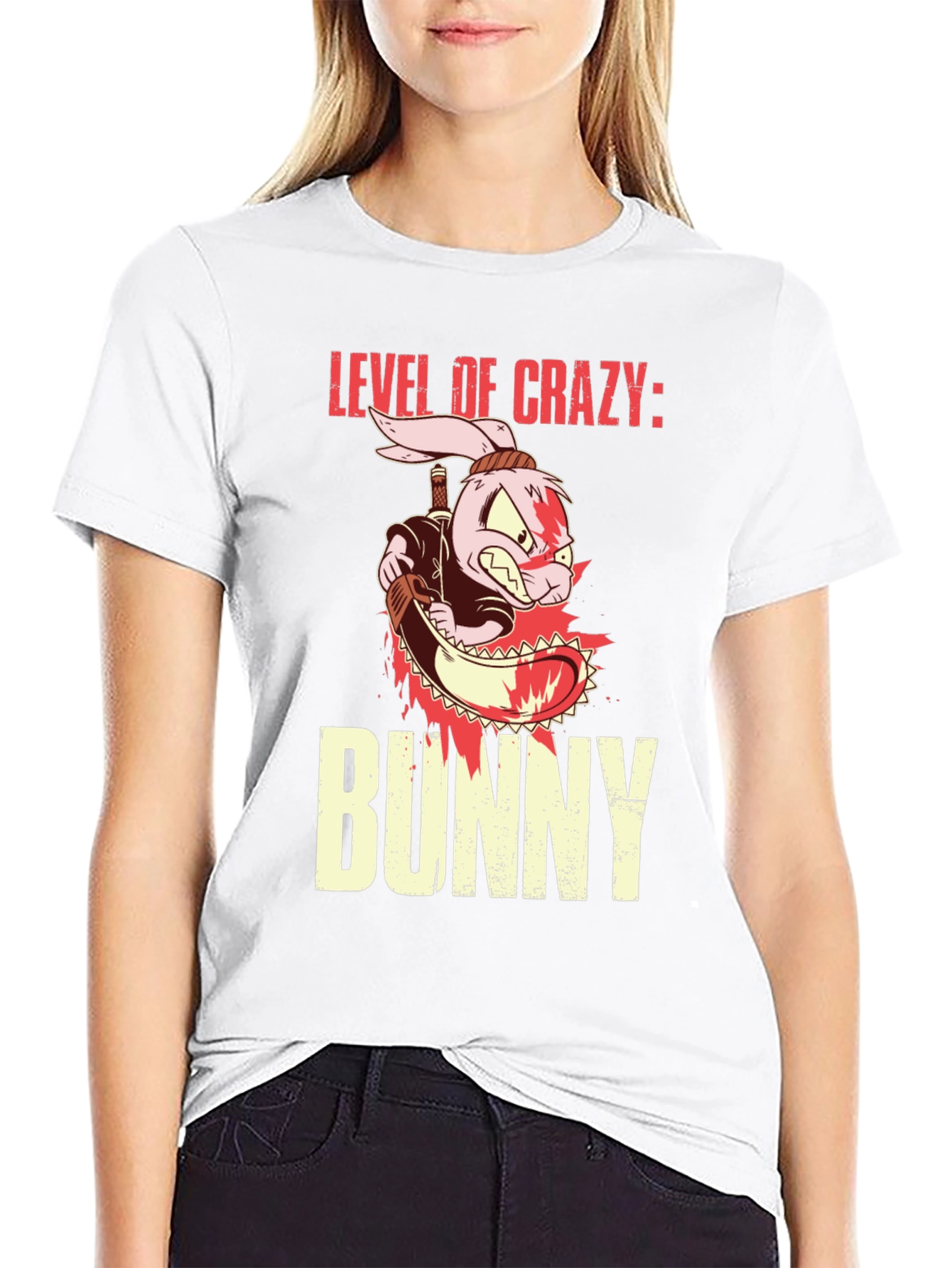 Level of Crazy Bunny T-Shirt