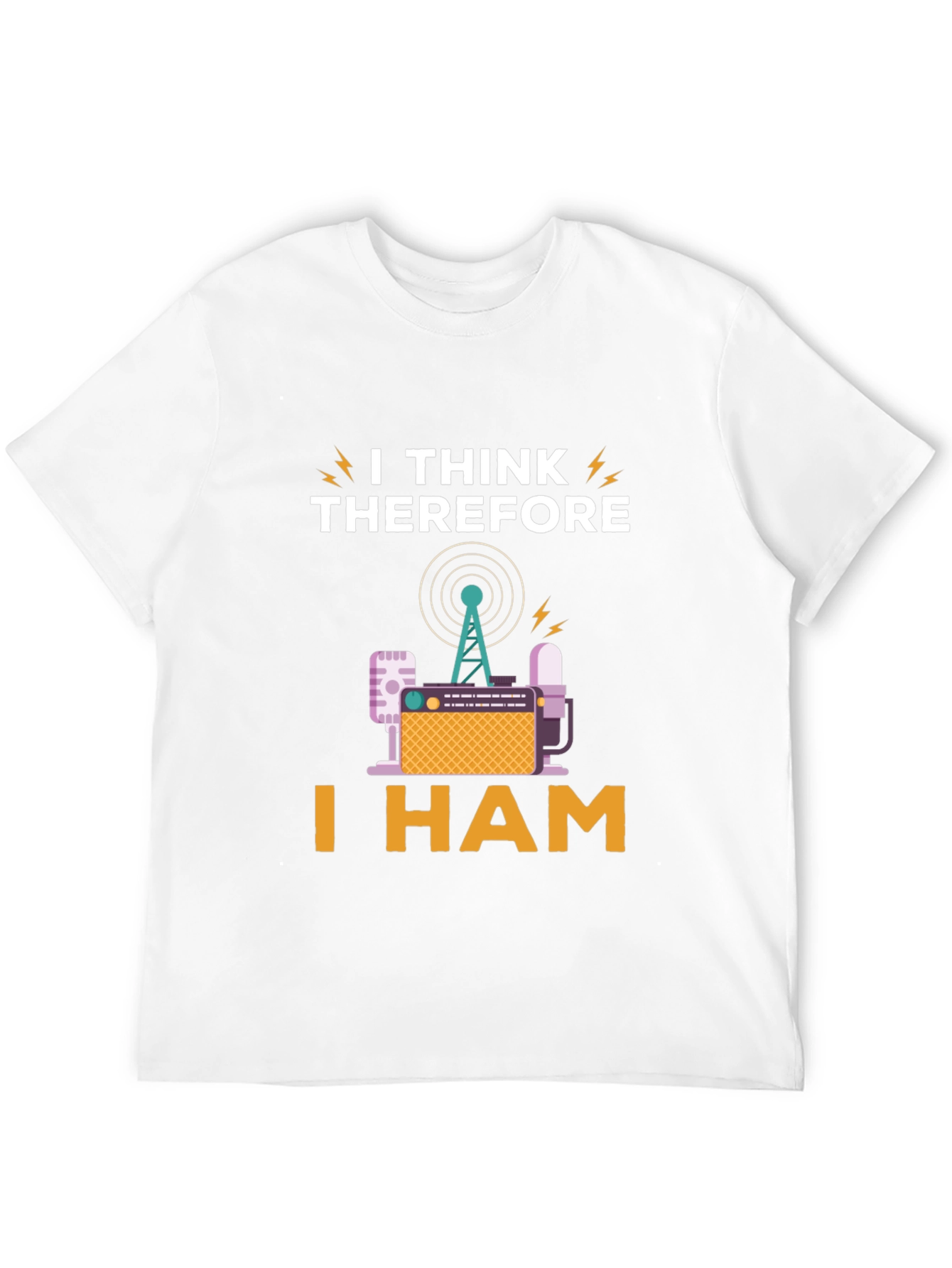 I Think Therefore I Ham Radio T-Shirt